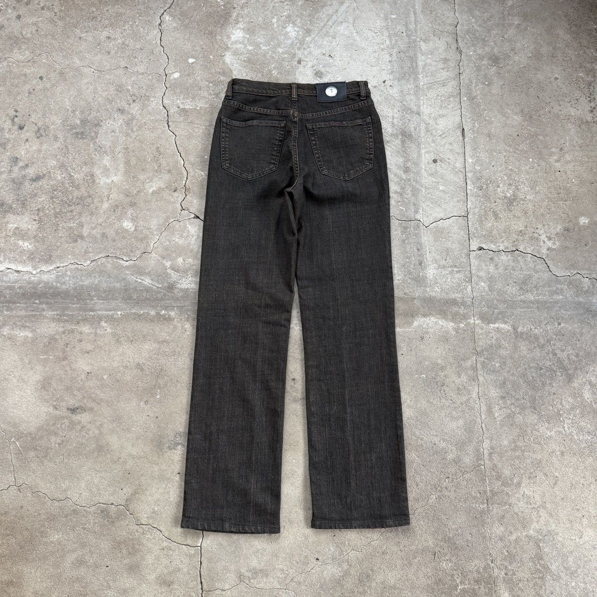 Trussardi Trussardi Brown jeans with natural rusty wash Size US 31 - 2 Thumbnail