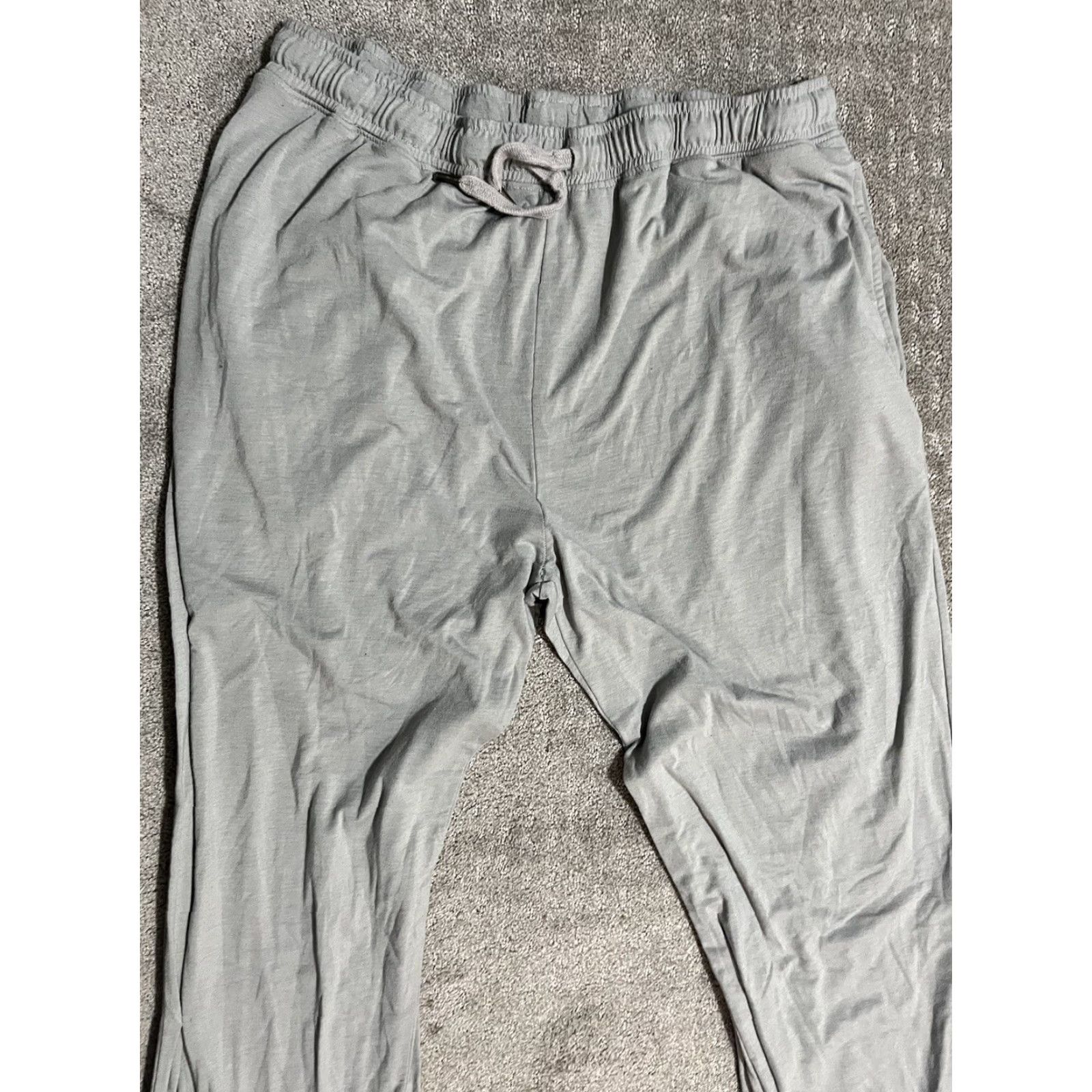 Gap GAP Men Jogger Sweatpants Pant XL Gray Polyester Lyocell Blend Pants Mens XL Gray Jogger Activewear Size US 36 / EU 52 - 2 Thumbnail