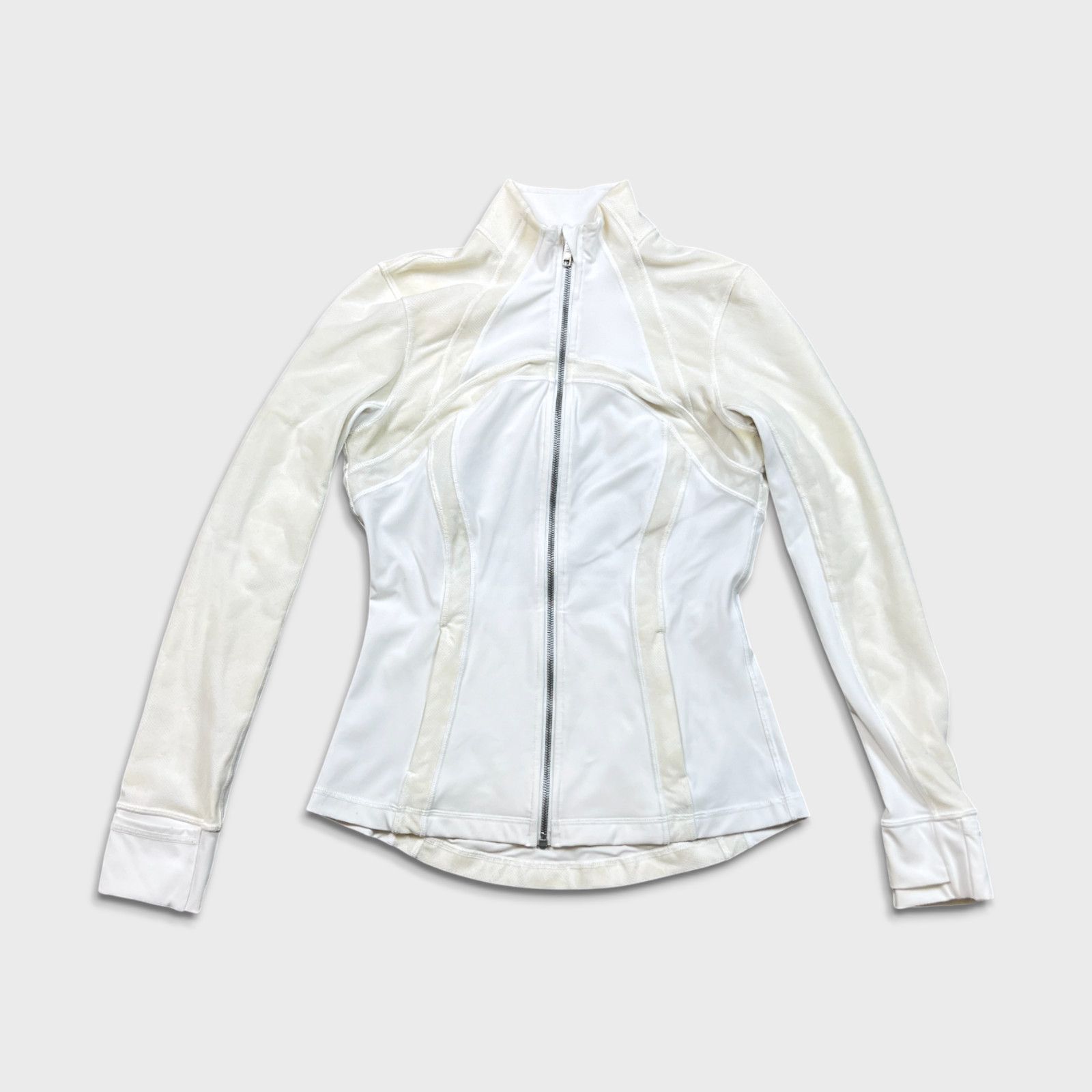 Lululemon Define Jacket Flocked sz 8 Full Zip Track Suit Top