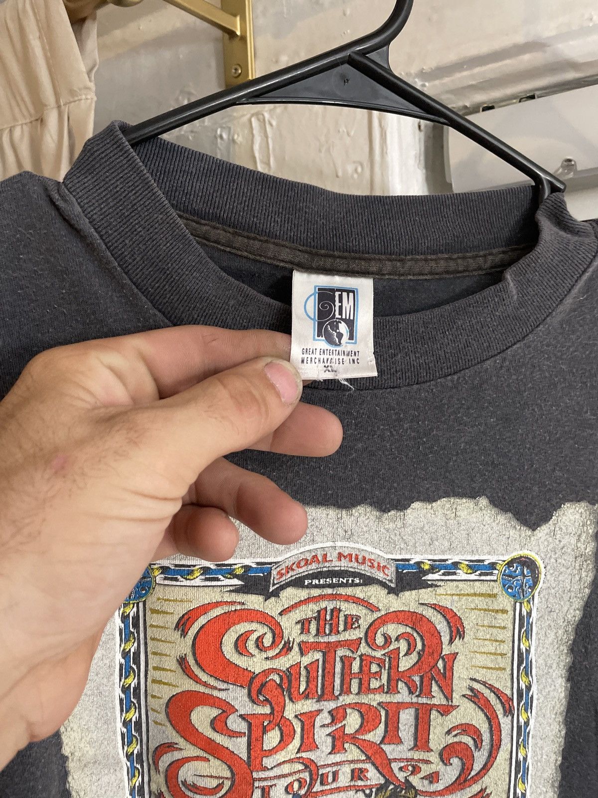 Band Tees 1994 SOUTHERN SPIRIT TOURING Size US XL / EU 56 / 4 - 5 Thumbnail