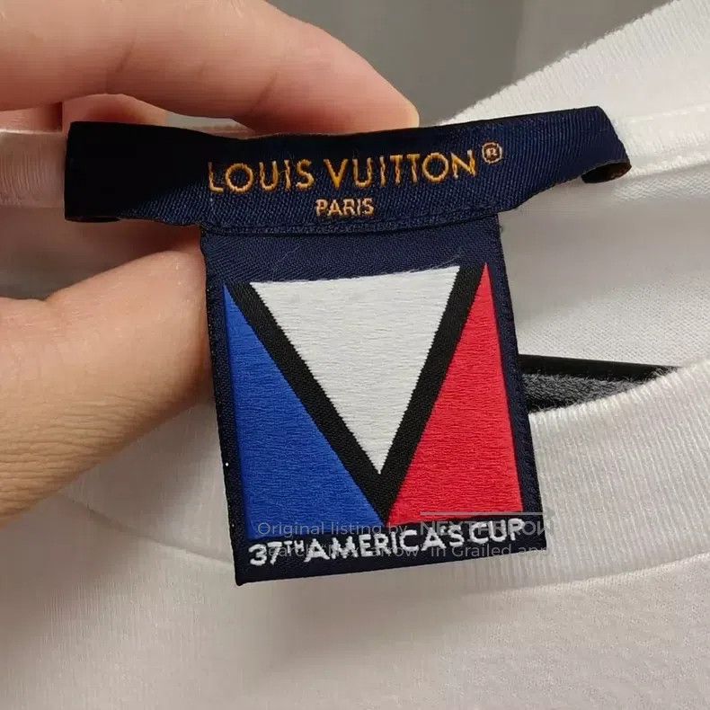 Louis Vuitton Louis Vuitton NBA Co-Branded White Casual Short Sleeve T-S Size US L / EU 52-54 / 3 - 5 Thumbnail