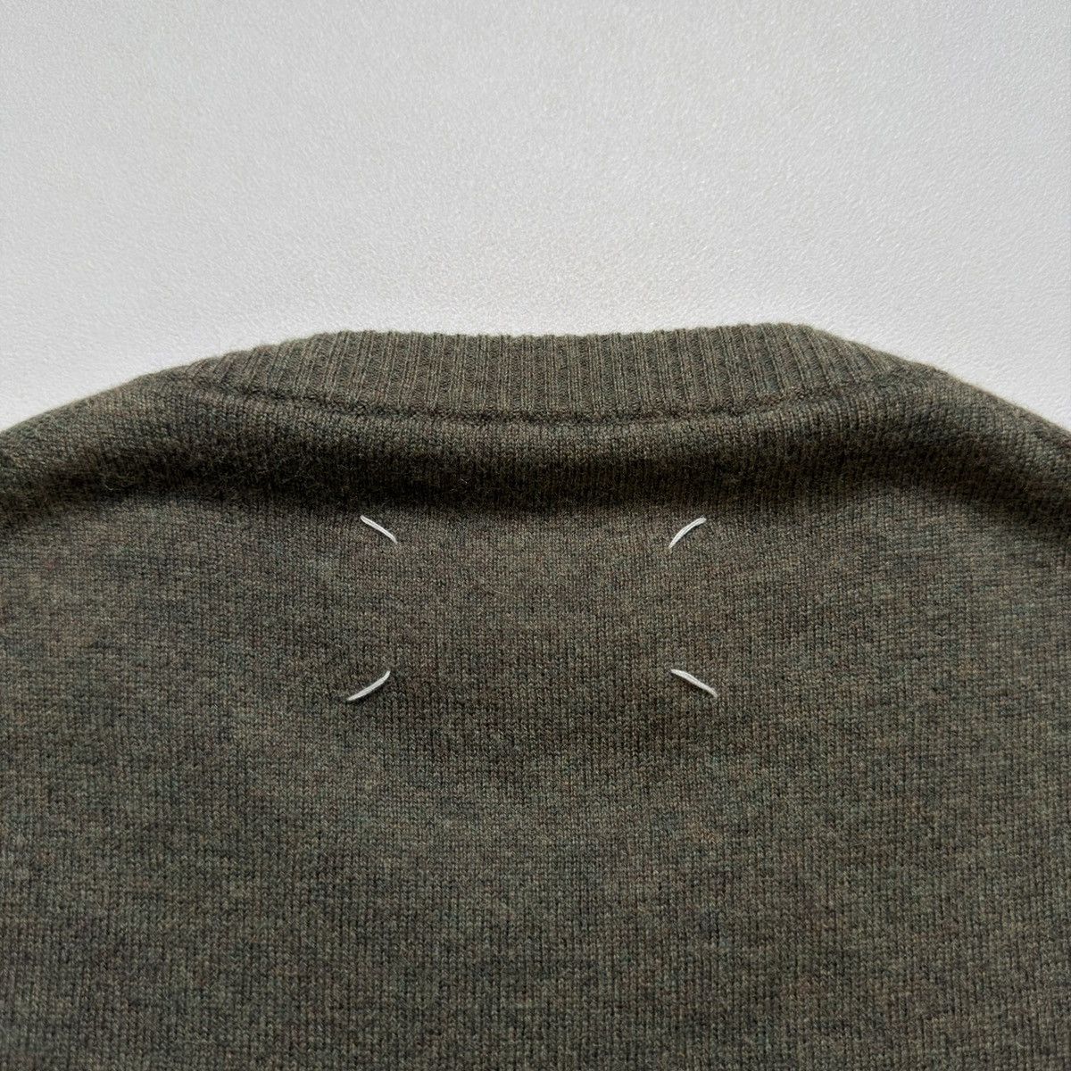 Maison Margiela A/W 16 Moss Green Wool Sweater Size US M / EU 48-50 / 2 - 14 Thumbnail