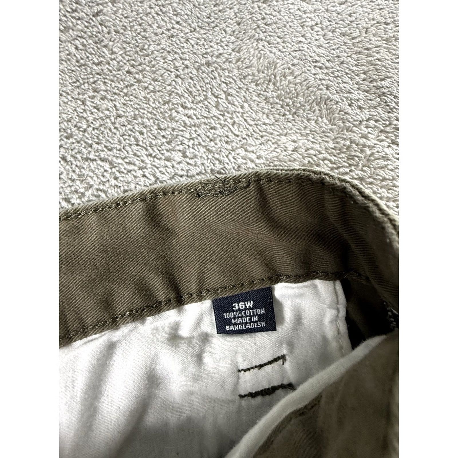 Nautica Nautica Cargo Shorts Men 36 Olive Green Light Khaki Beach Fish Camp Size US 36 / EU 52 - 3 Thumbnail
