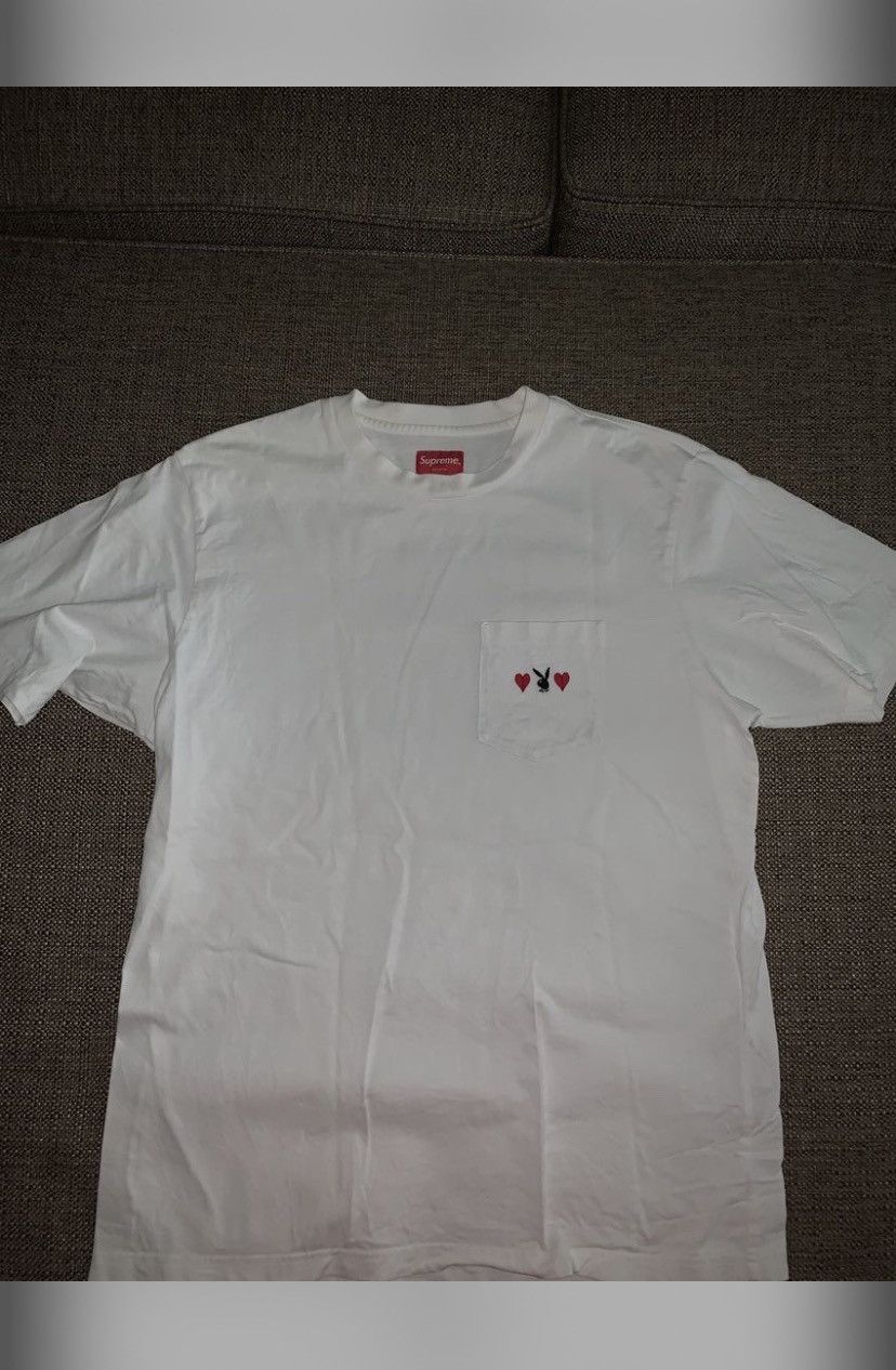 Supreme Supreme x Playboy Tee Large - White Size US L / EU 52-54 / 3 - 2 Thumbnail