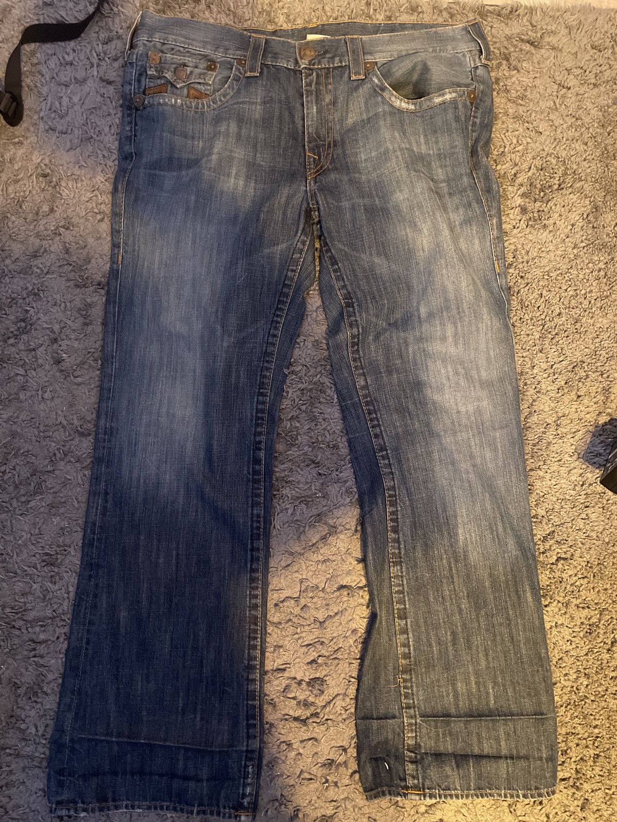 Image of Made In Usa True Religion Jeans in Blue, Men's (Size 38)