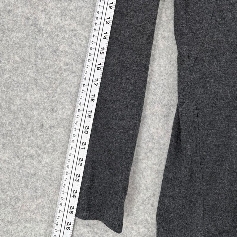 Helmut Lang Helmut Lang Sonar Shawl Collar Gray Wool Moto Jacket LARGE Size L / US 10 / IT 46 - 10 Thumbnail