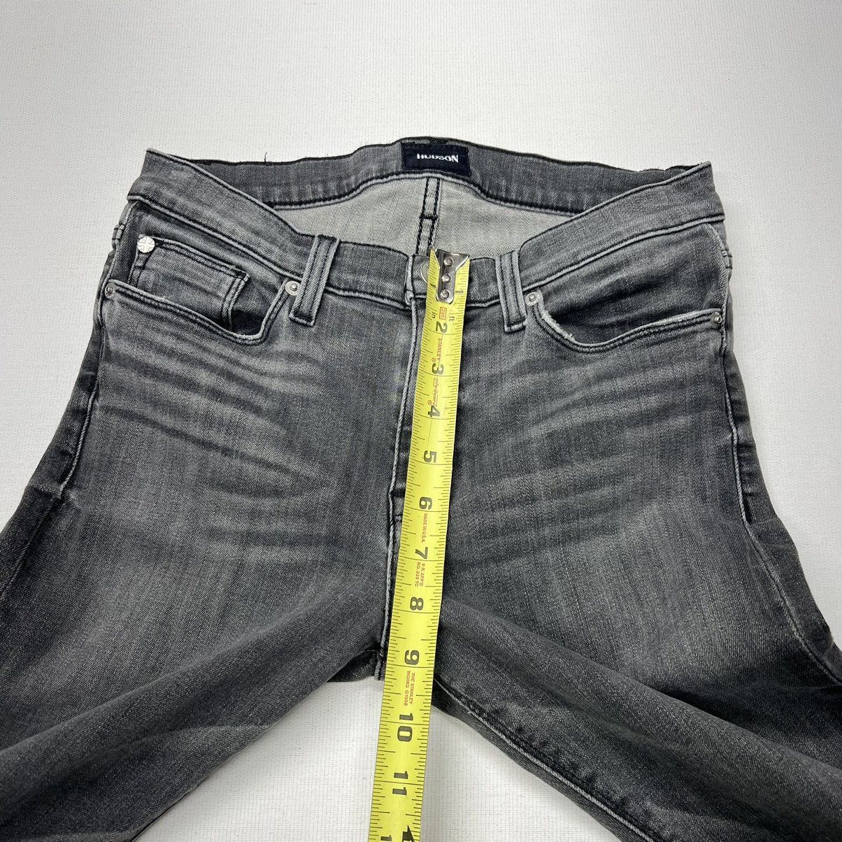 Hudson Hudson Jeans Grey Nico Mid Rise Super Skinny Denim Washed Size 28" / US 6 / IT 42 - 20 Thumbnail