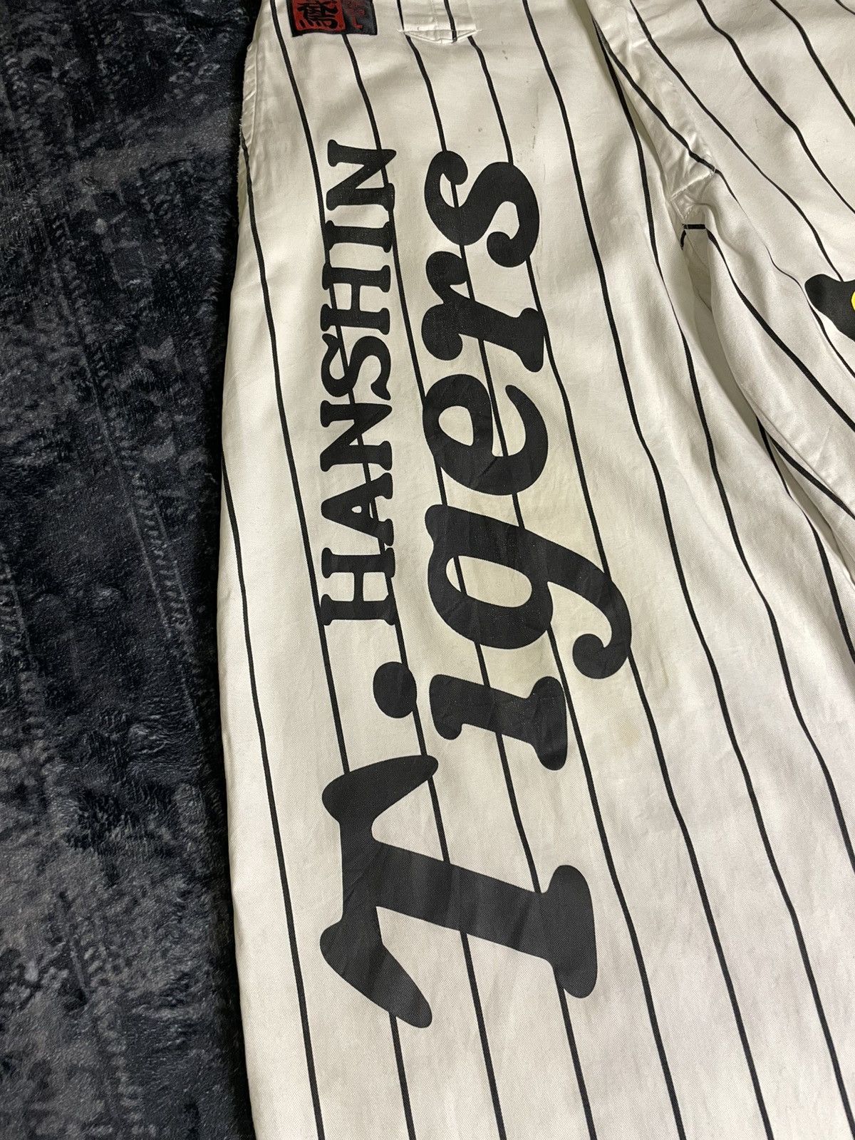 Japanese Brand Toraichi Tobishozoku X Hanshin Tigers Pant Size US 33 - 4 Thumbnail
