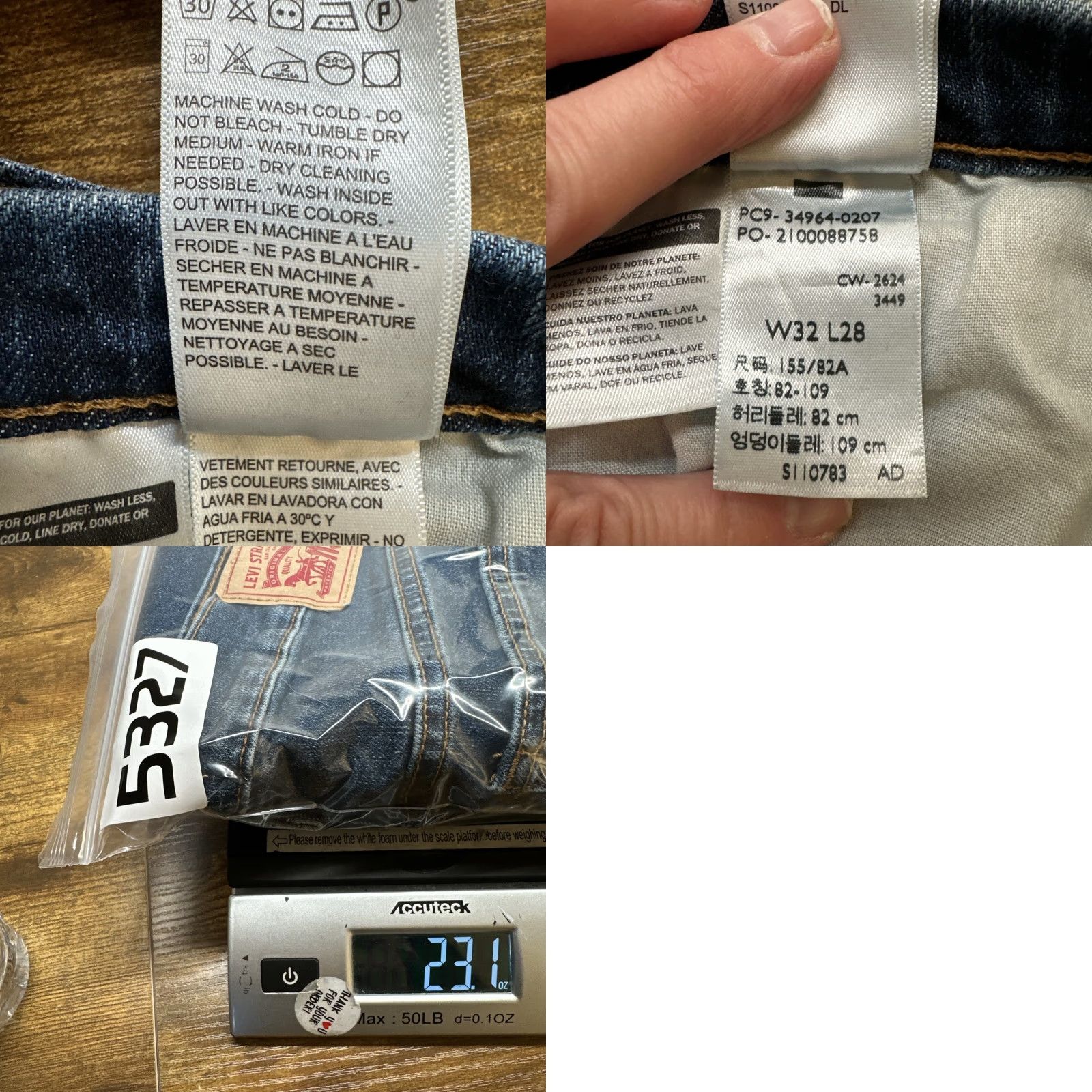 Levi's Levi's Jeans Womens 32 Blue Wedgie Straight Button Fly High Rise Medium Wash Jeans Size 24" / US 00 / IT 34 - 9 Thumbnail