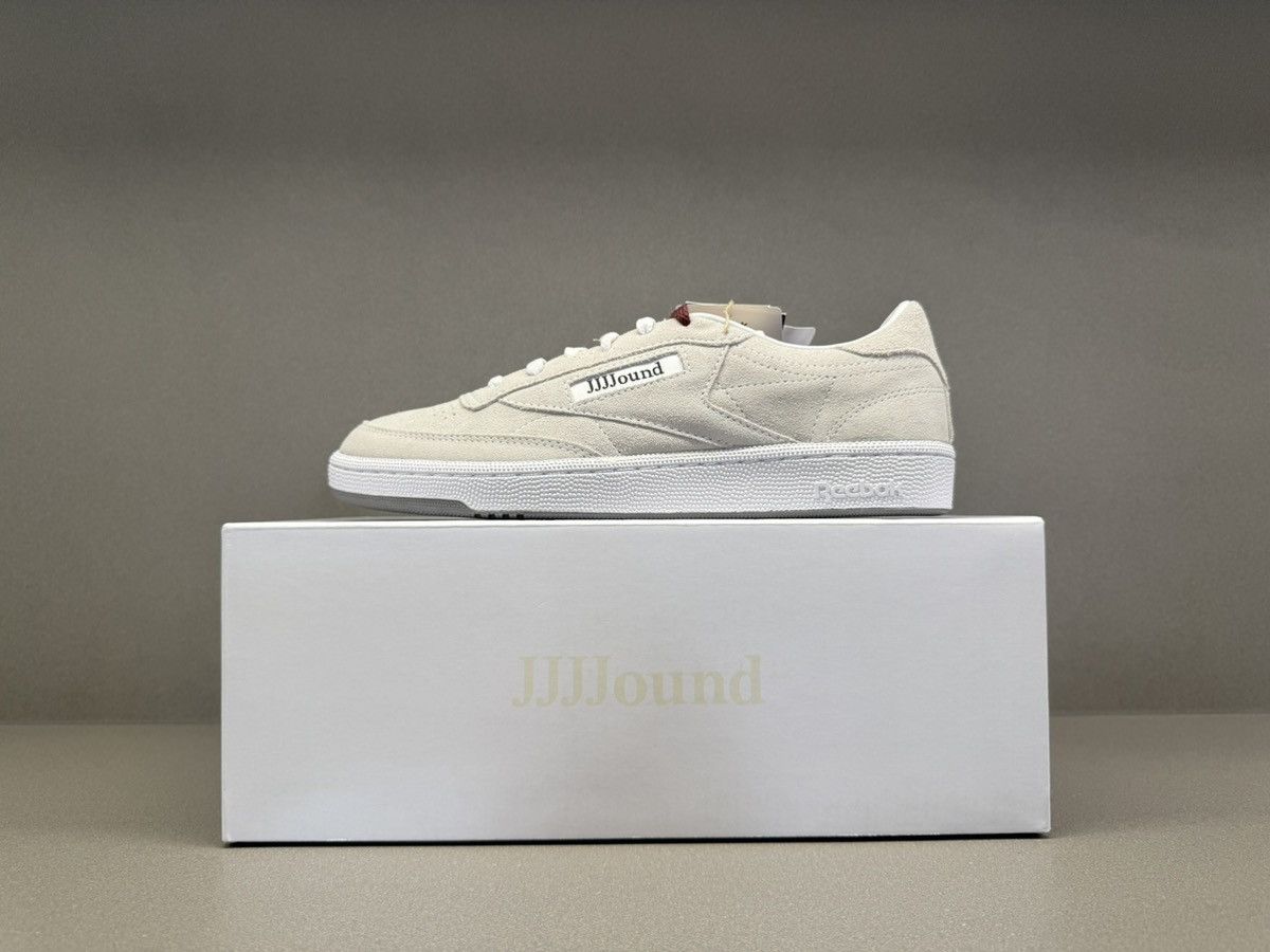 JJJJound × Reebok Reebok Club C 85 JJJJound Chalk Suede Size US 11.5 / EU 44-45 - 2 Thumbnail