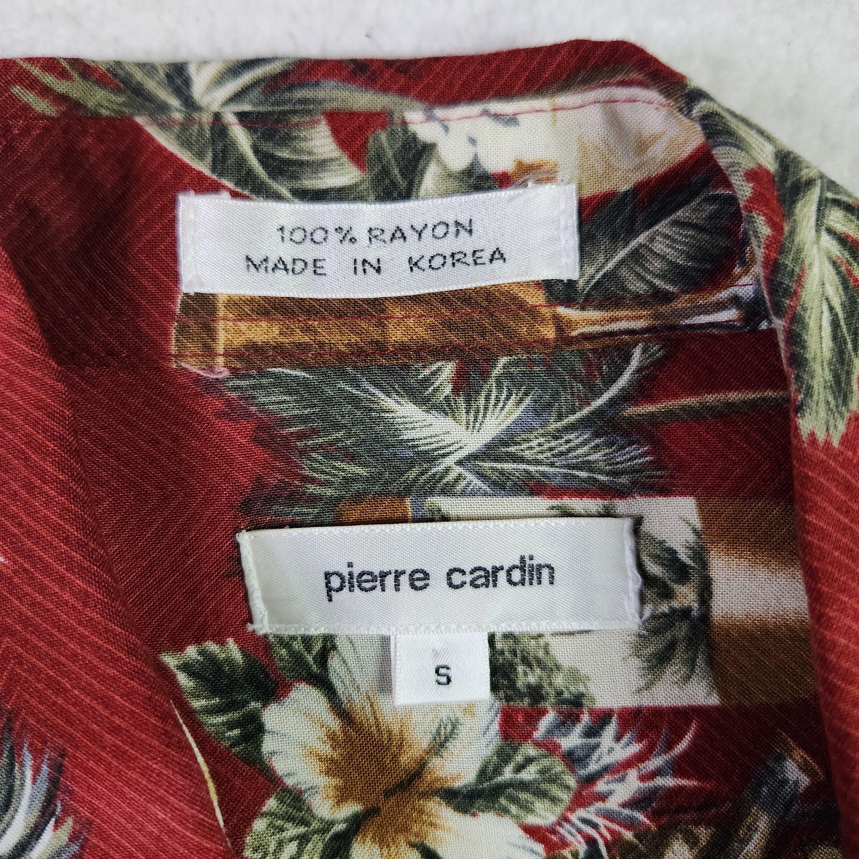 Pierre Cardin Pierre Cardin VINTAGE Hawaiian Shirt Floral Short Sleeve Size US S / EU 44-46 / 1 - 5 Thumbnail