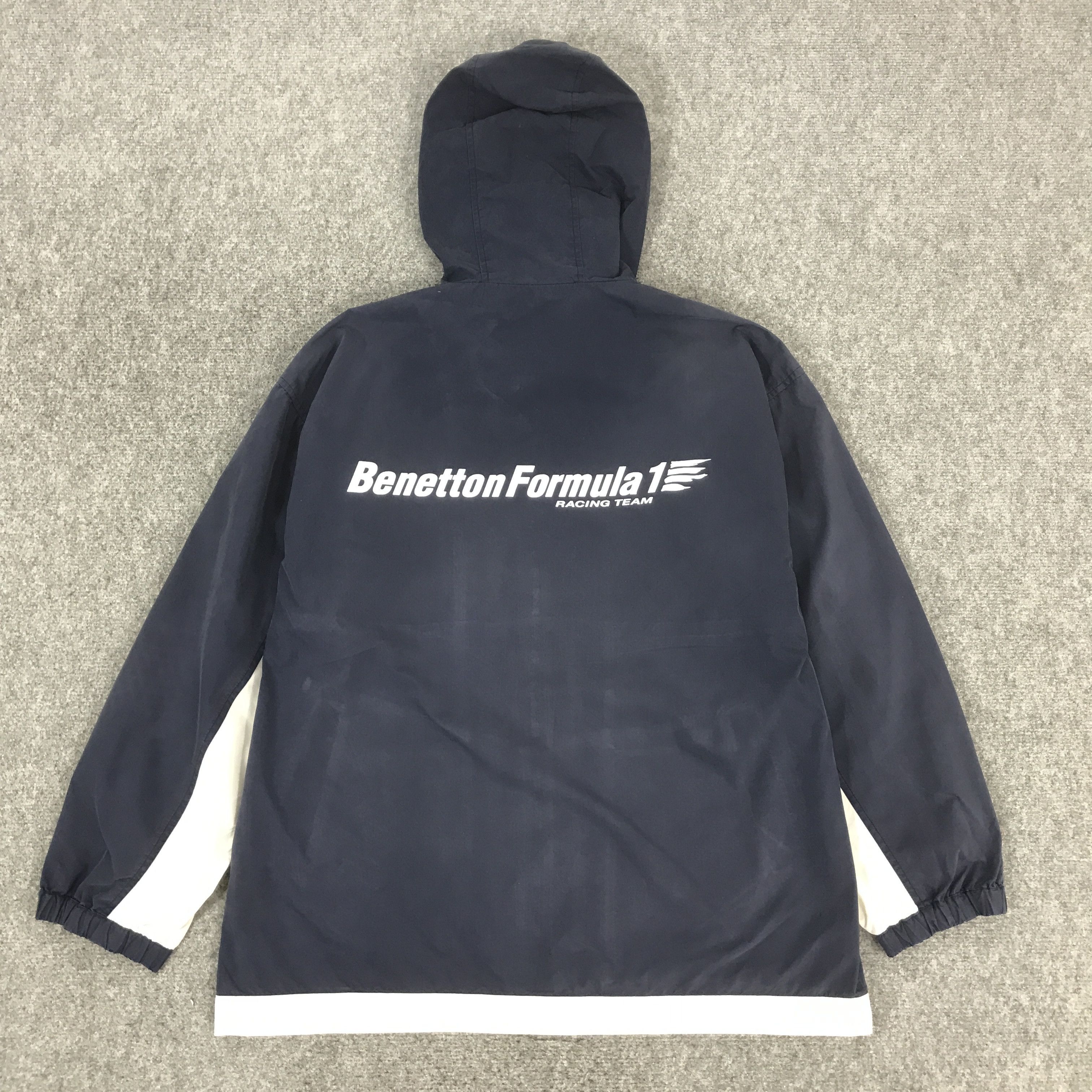 United Colors Of Benetton BENETTON FORMULA 1 HOODIE JACKET K73B15 Size US L / EU 52-54 / 3 - 1 Thumbnail