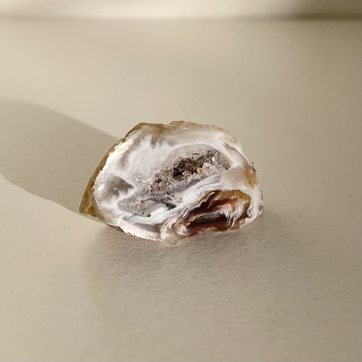 Other Agate Geode druzy crystal stone decor Accent Size ONE SIZE - 5 Thumbnail