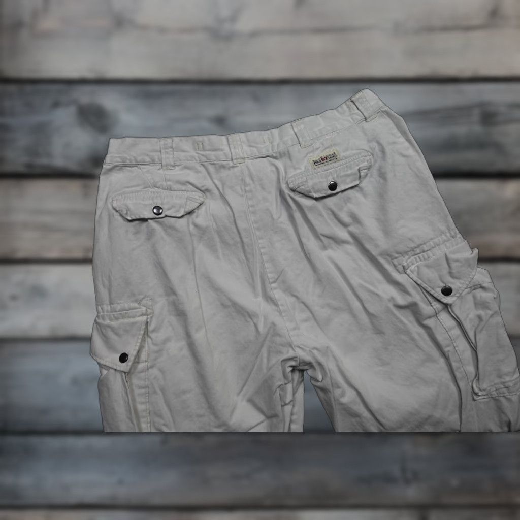 Polo Ralph Lauren Polo Ralph Lauren Cargo Pants Mens 38x30 White Polo 67 Snap Pockets Military Shirt Size US M / EU 48-50 / 2 - 1 Thumbnail