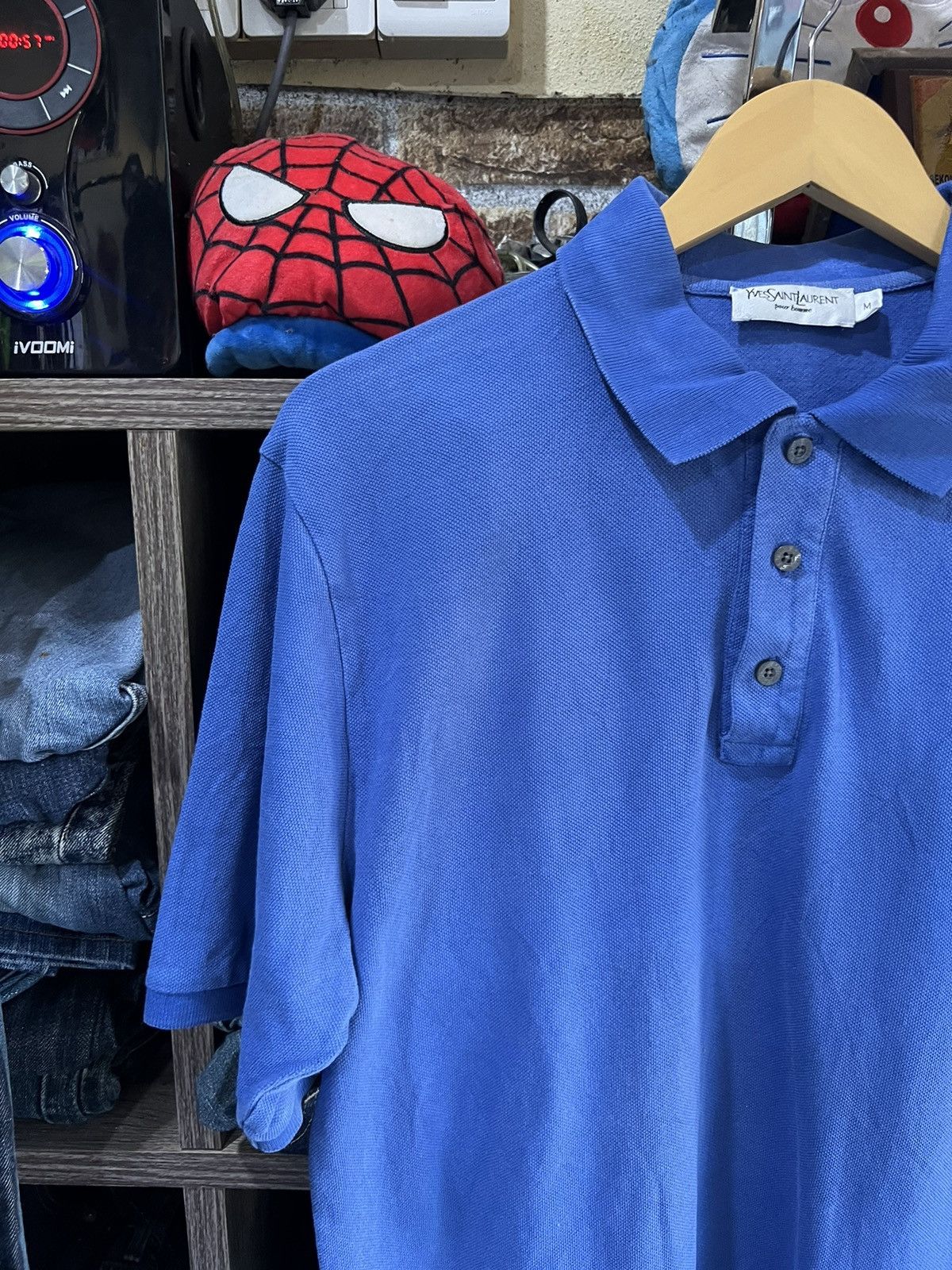 Yves Saint Laurent 🔥Vintage Yves Saint Laurent Pour Homme Polo Size US M / EU 48-50 / 2 - 3 Thumbnail