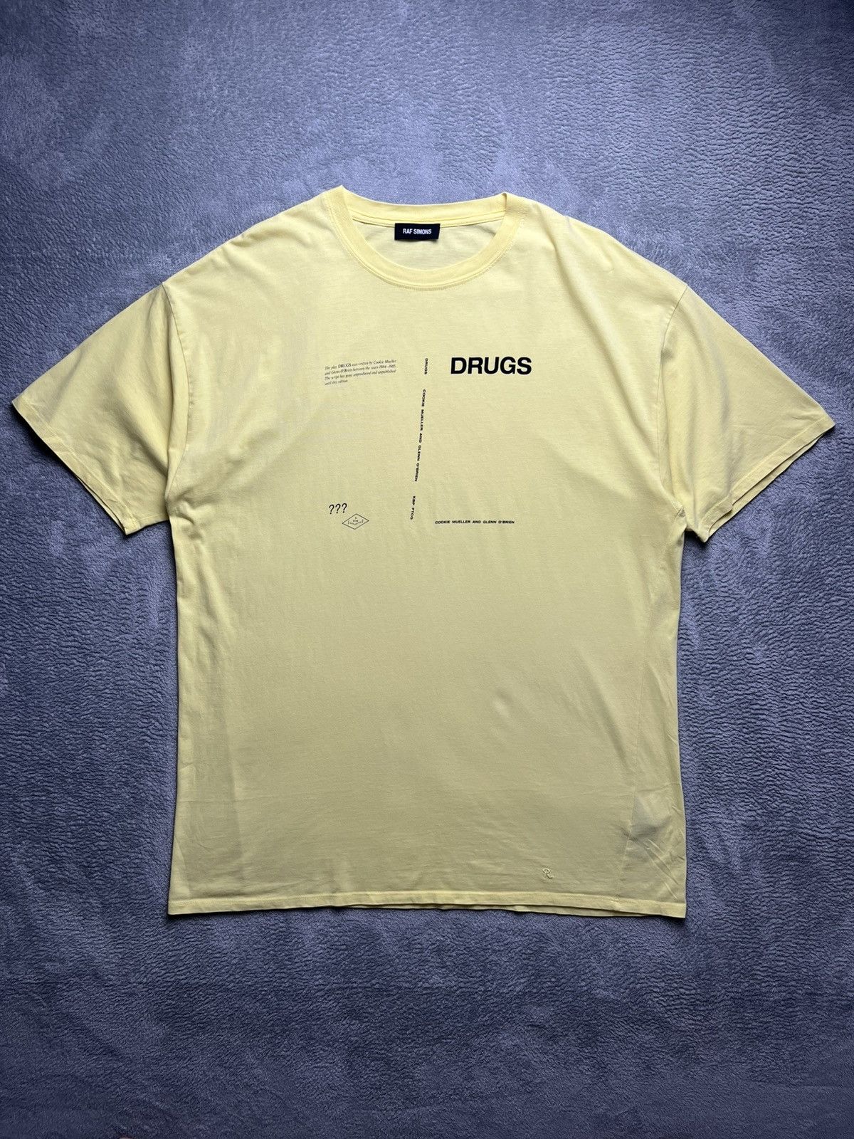 Raf Simons Raf simons - AW/18 “drugs” tee Size US M / EU 48-50 / 2 - 1 Thumbnail