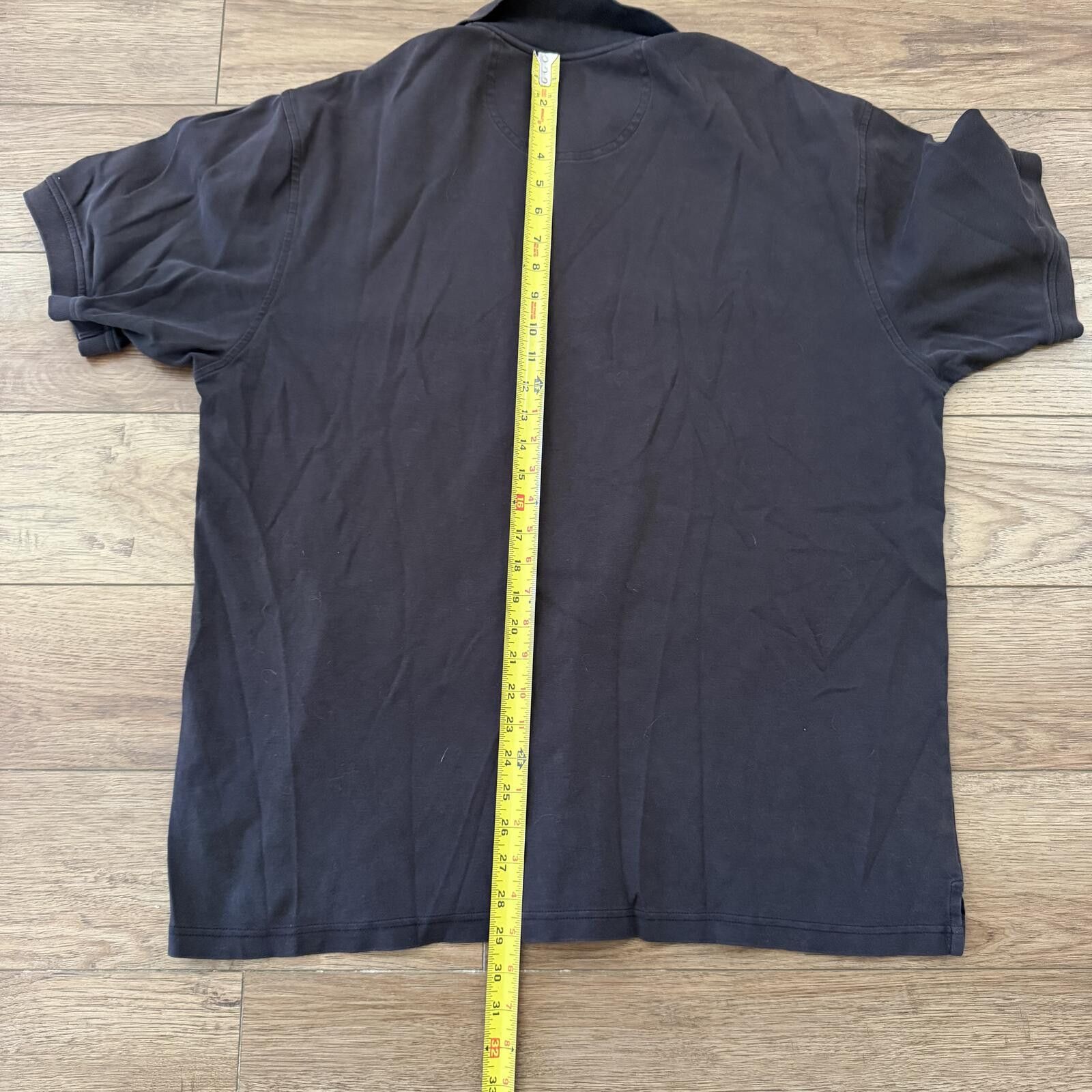 Izod Vintage Y2K Izod Black Polo Cotton Shirt XL Size US XL / EU 56 / 4 - 7 Thumbnail