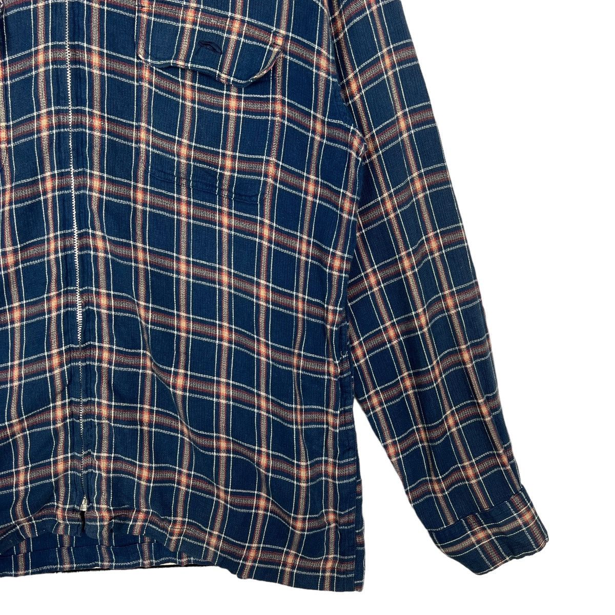 Vans 🔥90s VINTAGE VANS CHECK ZIPPER SHIRT JACKET Size US L / EU 52-54 / 3 - 5 Thumbnail