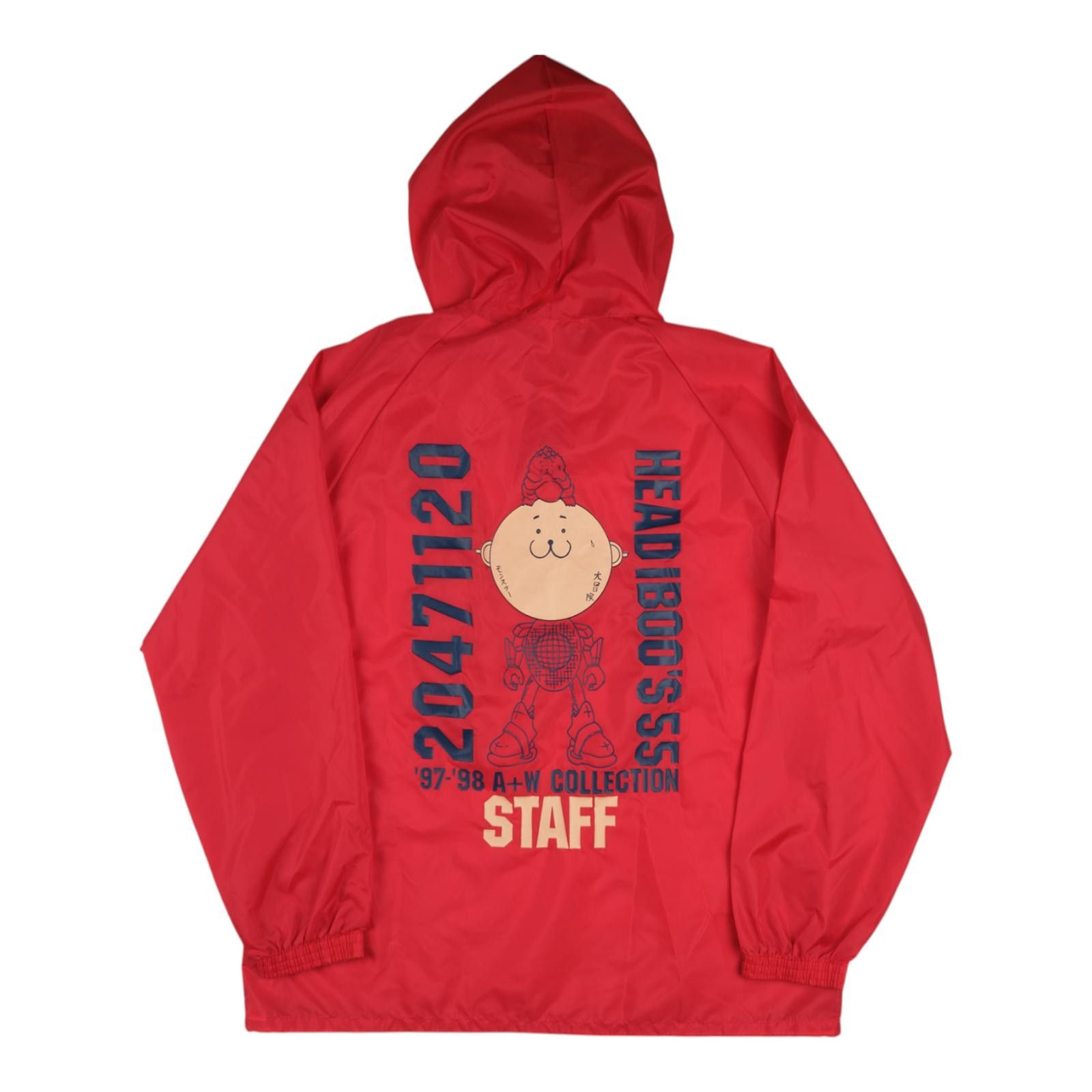 20471120 20471120 AW97–98 “Headiboo’s Hyoma” Staff Nylon Red Anorak Size ONE SIZE - 1 Thumbnail