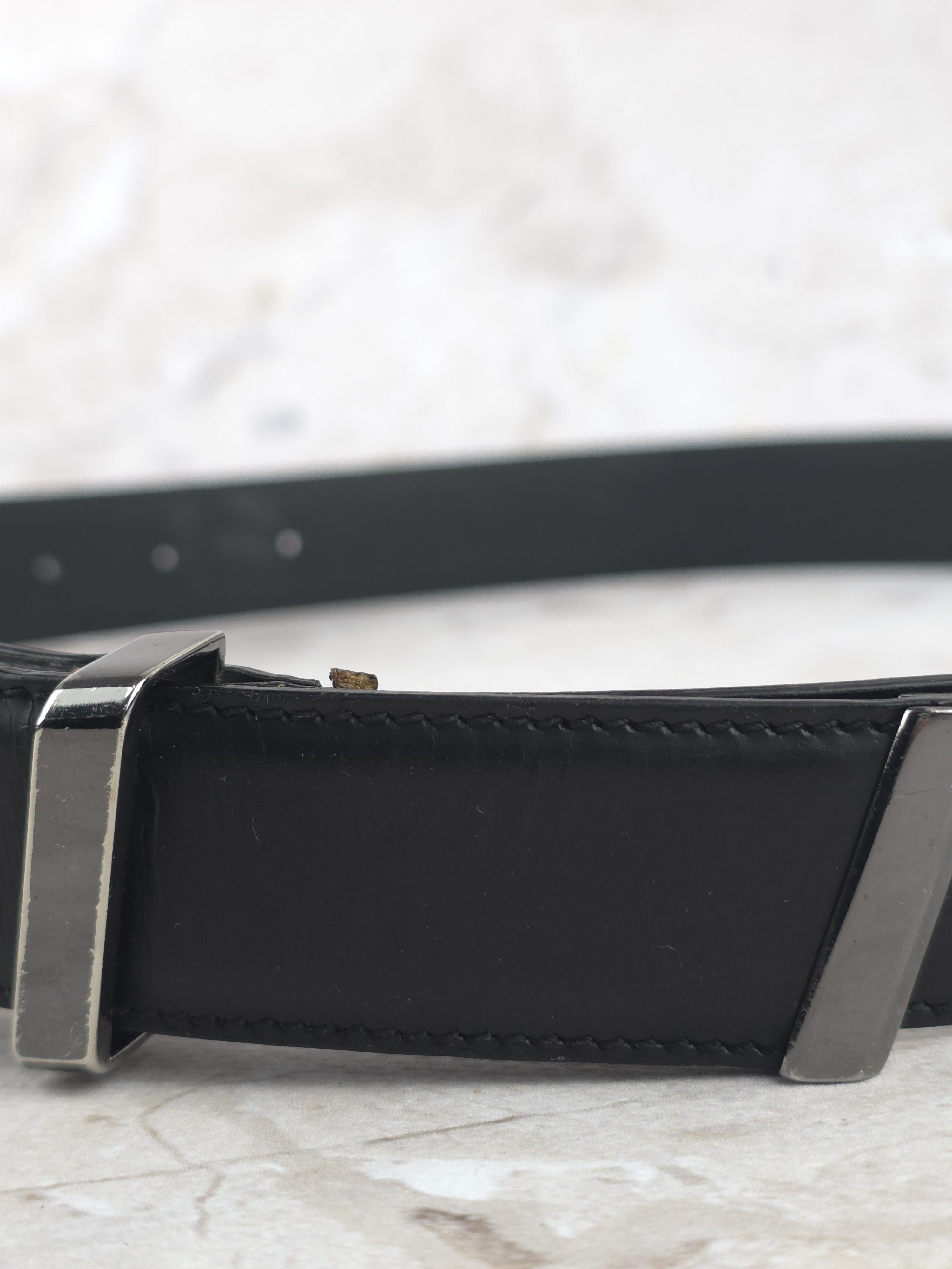 Versace Vintage Gianni Versace "V" Logo Belt Archival 90s VS2 Line Size 36 - 5 Thumbnail