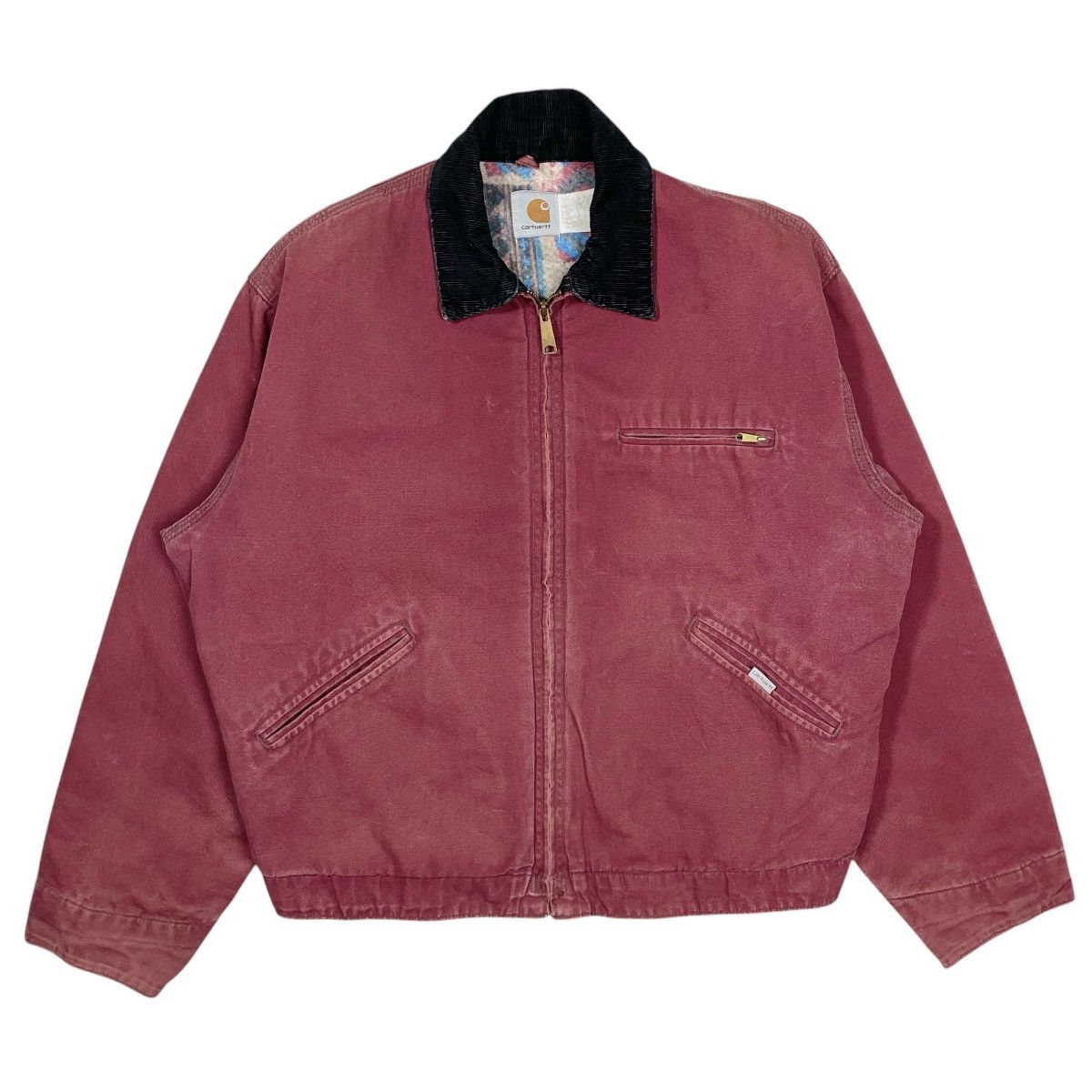 Carhartt × Vintage Carhartt Detroit Jacket J97 BRG Burgundy