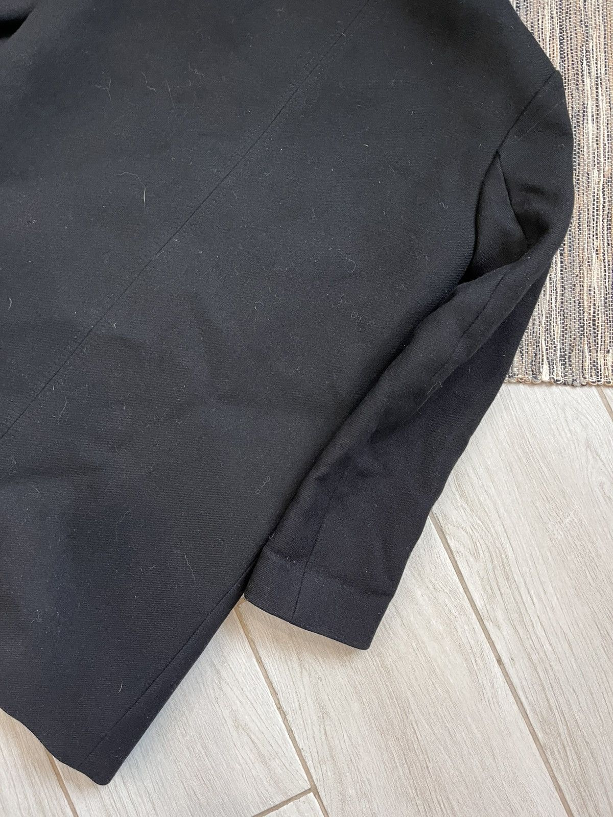 Sandro Sandro Wool Coat Black parka insulated luxury minimalistic Size XS / US 0-2 / IT 36-38 - 20 Thumbnail