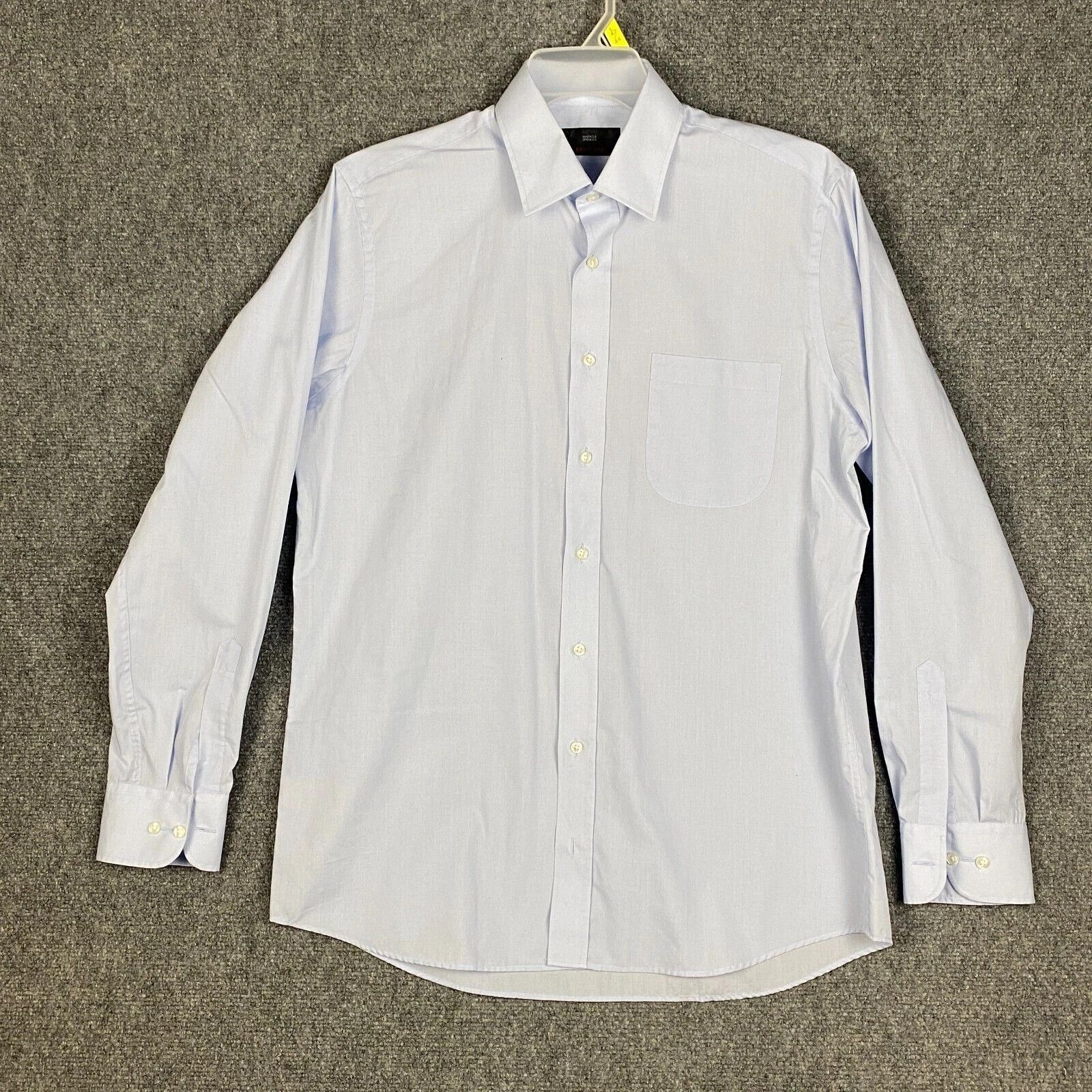 Marks & Spencer Marks & Spencer Dress Shirt Men's 16 41 Long Sleeve Blue Size US L / EU 52-54 / 3 - 1 Thumbnail