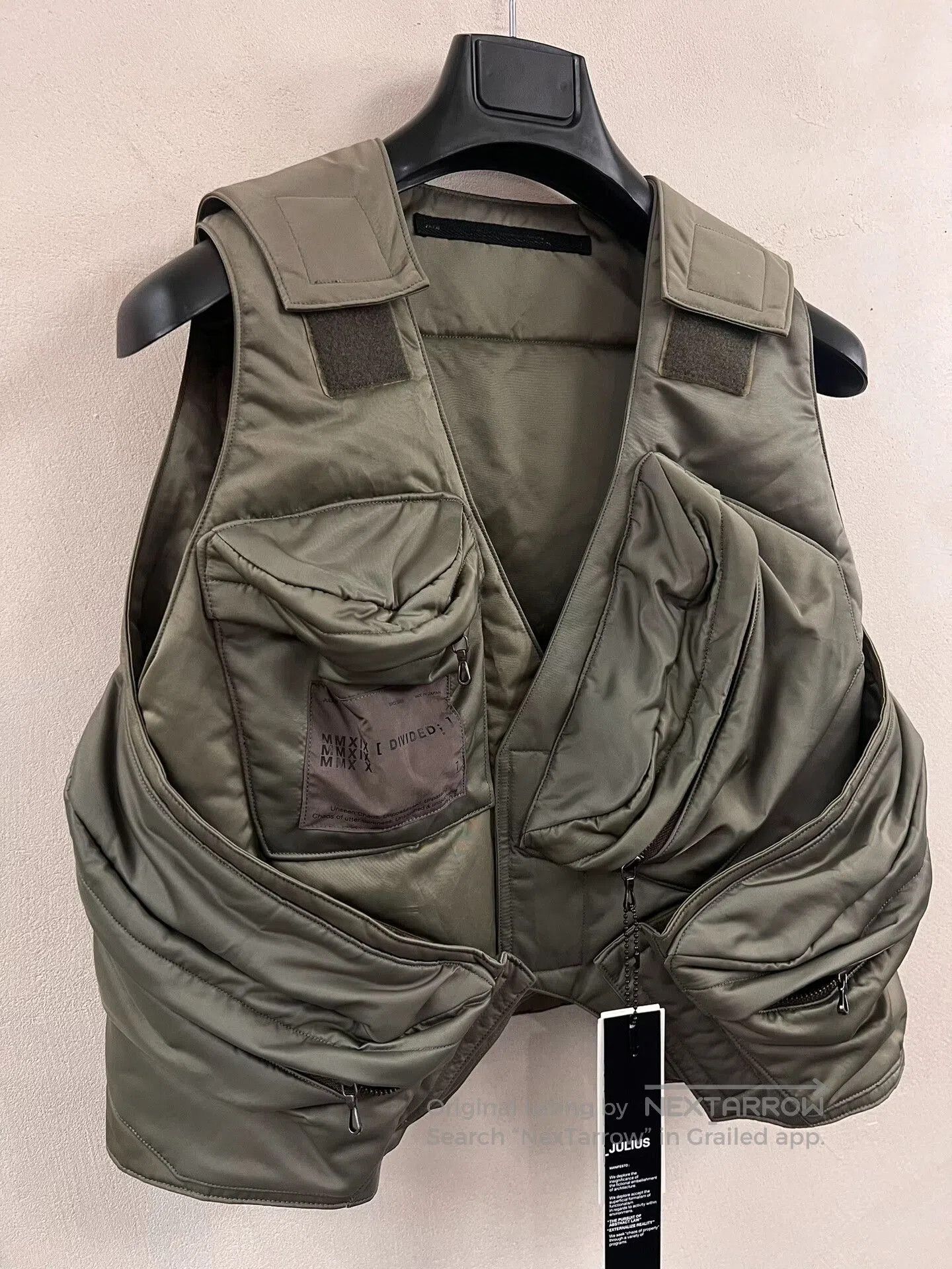 Julius Julius 7 Flight Vest with Pockets. Size US M / EU 48-50 / 2 - 4 Thumbnail