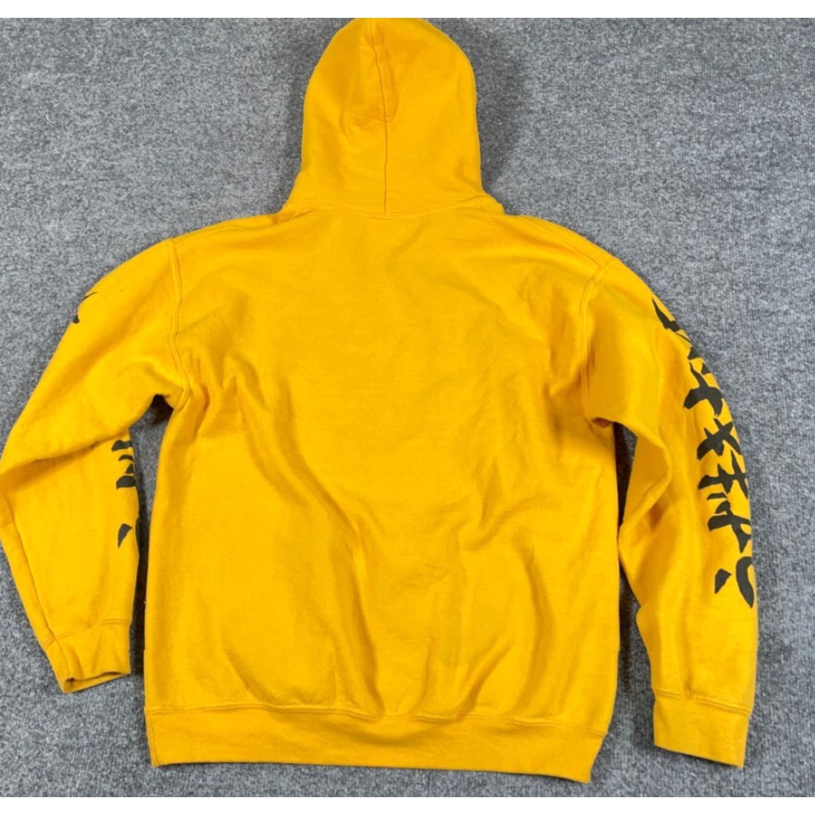 Vintage Naruto Shippuden Hoodie Sweatshirt Adult Medium Yellow Graphic Print 90s Retro Anime Mens Size US M / EU 48-50 / 2 - 2 Thumbnail