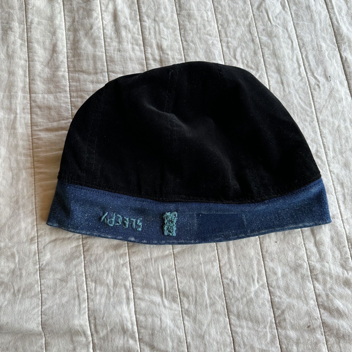 Kapital Boro Patchwork Trashed Reversible Beanie Sashiko Fisherman Size ONE SIZE - 7 Thumbnail