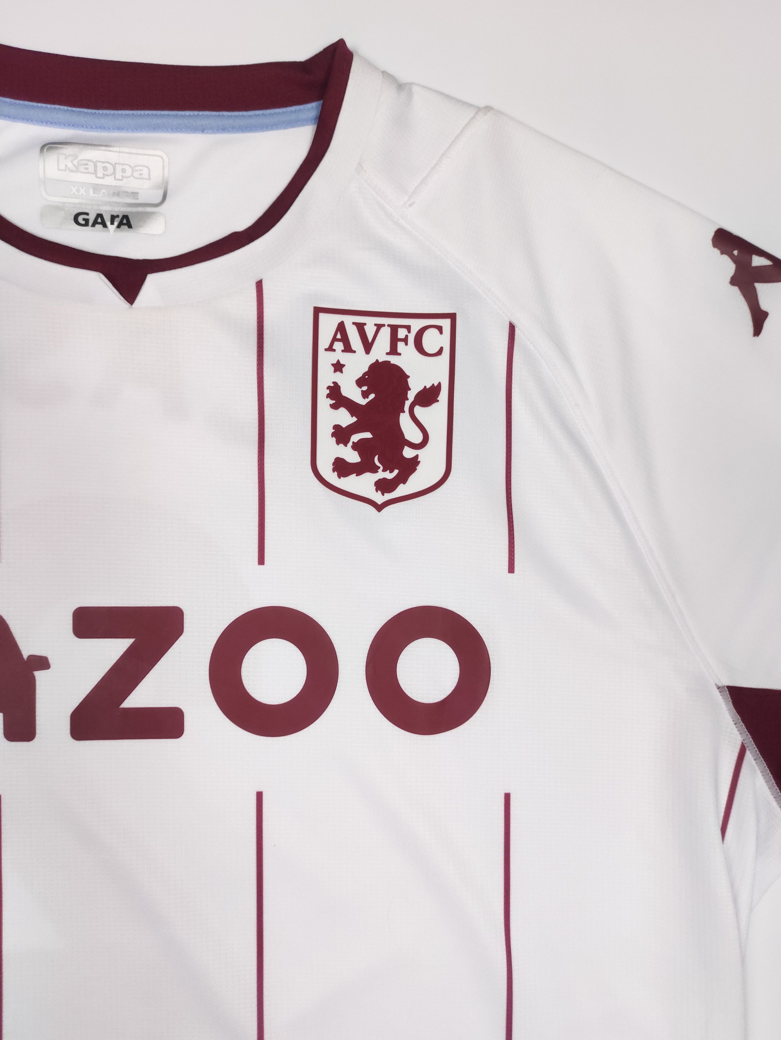 Kappa Matty Cash #2 Aston Villa 2021 2022 Kappa Away Shirt Size US XXL / EU 58 / 5 - 9 Thumbnail