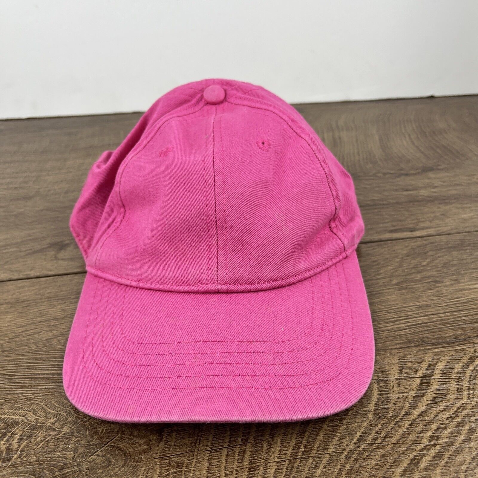 Other Plain Pink Hat Baseball Cap Pink Hat Adjustable Adult Size H Size ONE SIZE - 7 Thumbnail
