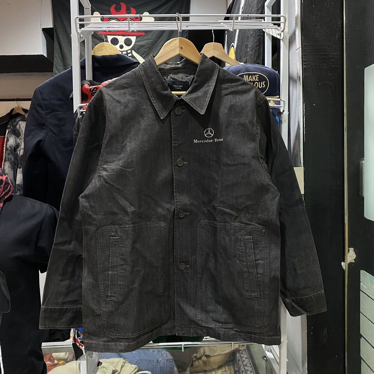 Yohji Yamamoto YOHJI YAMAMOTO Y'SACCS SACSNY DENIM CHORE JACKET Size US L / EU 52-54 / 3 - 1 Thumbnail