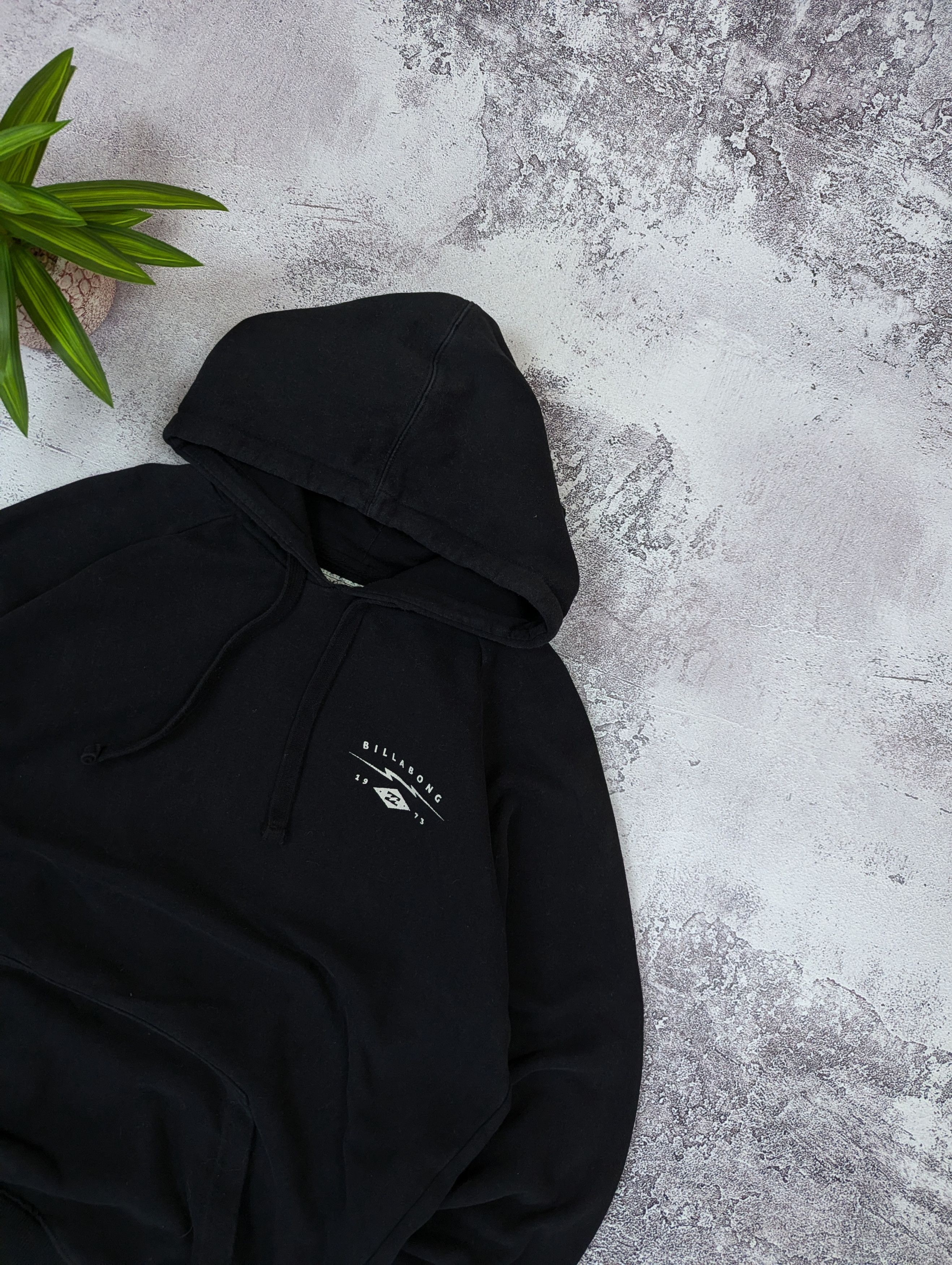 Billabong Billabong Hoodie Black Logo Surf Skate Size L Vintage Size US L / EU 52-54 / 3 - 13 Thumbnail