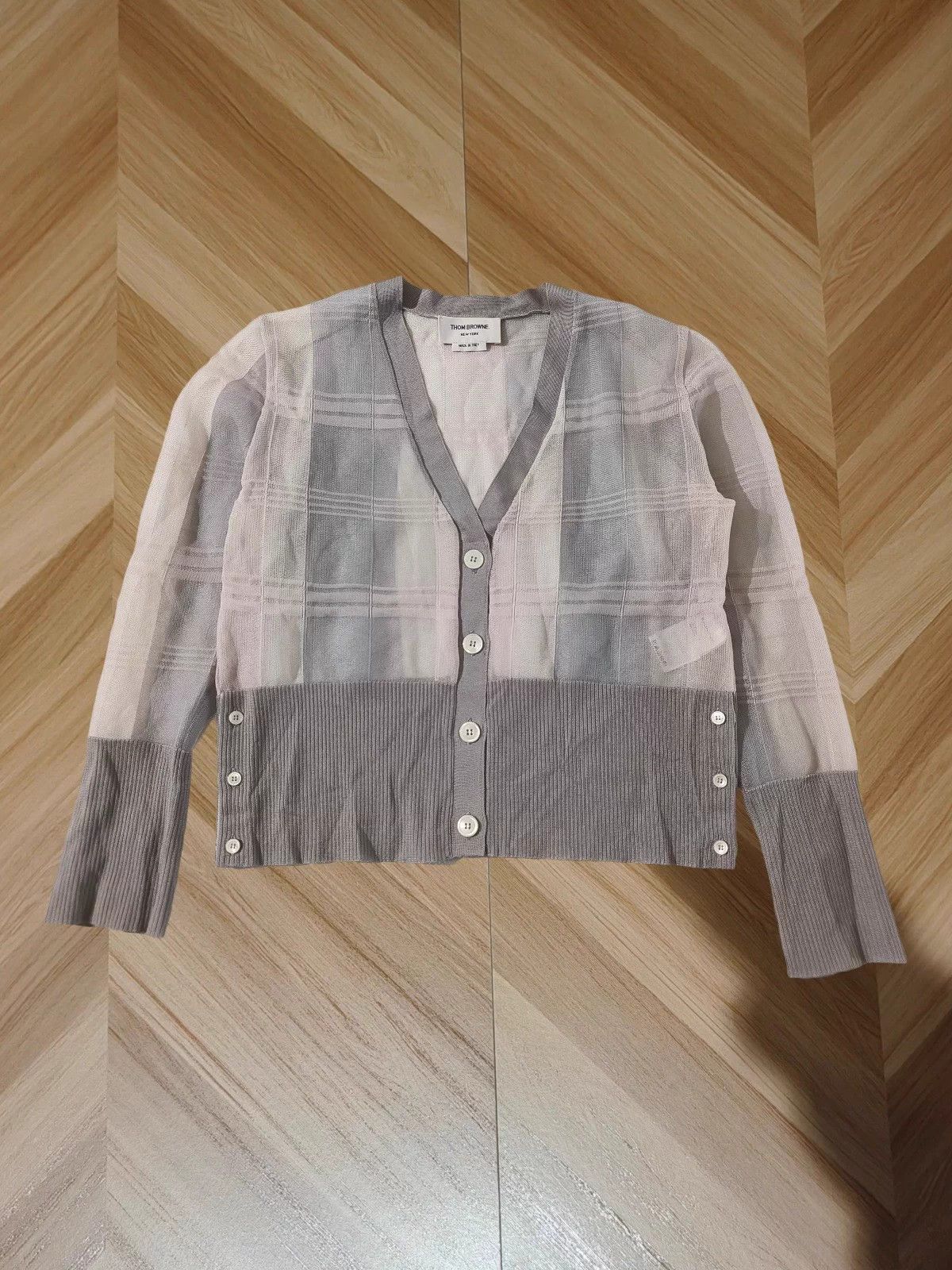 Thom Browne Silk Cardigan 1 Authentic 99 New