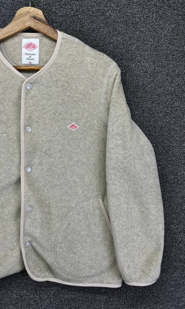 Danton Vintage Danton Ventement Fleece Button Up Rare Jacket Size XS / US 0-2 / IT 36-38 - 4 Thumbnail
