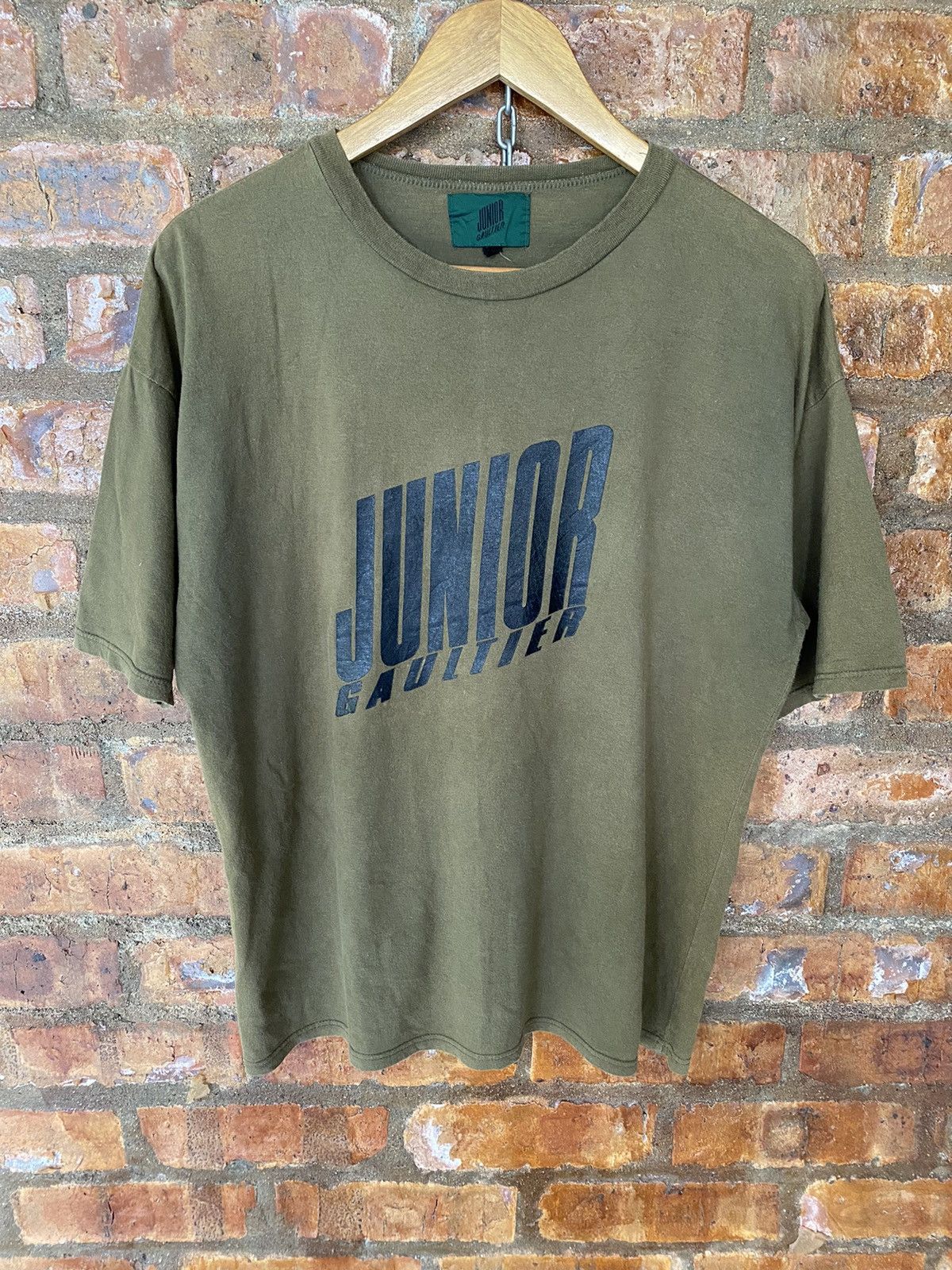 Jean Paul Gaultier 1990s JPG GAULTIER JUNIOR BIG LOGO tee Size US M / EU 48-50 / 2 - 2 Thumbnail