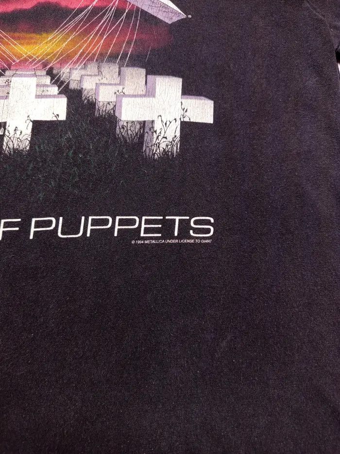 Metallica × Vintage VERY RARE METALLICA MASTER OF PUPPETS BAND ROCK T-SHIRT TOUR Size US XL / EU 56 / 4 - 3 Thumbnail