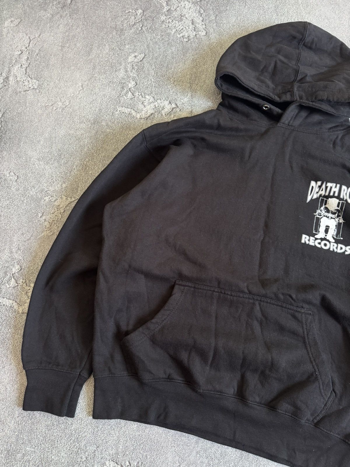 Death Row Records × Vintage Death Row Records big logo hoodie jumper sweatshirt hooded Size US M / EU 48-50 / 2 - 11 Thumbnail