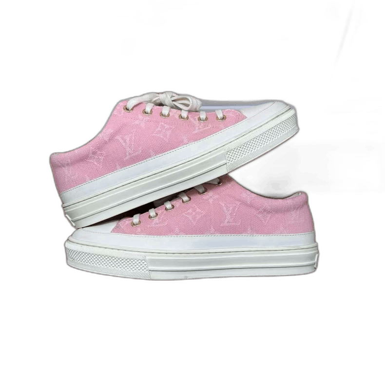 Louis Vuitton Louis Vuitton Pink Monogram Sneakers Size 36 Size US 6 / IT 36 - 1 Thumbnail