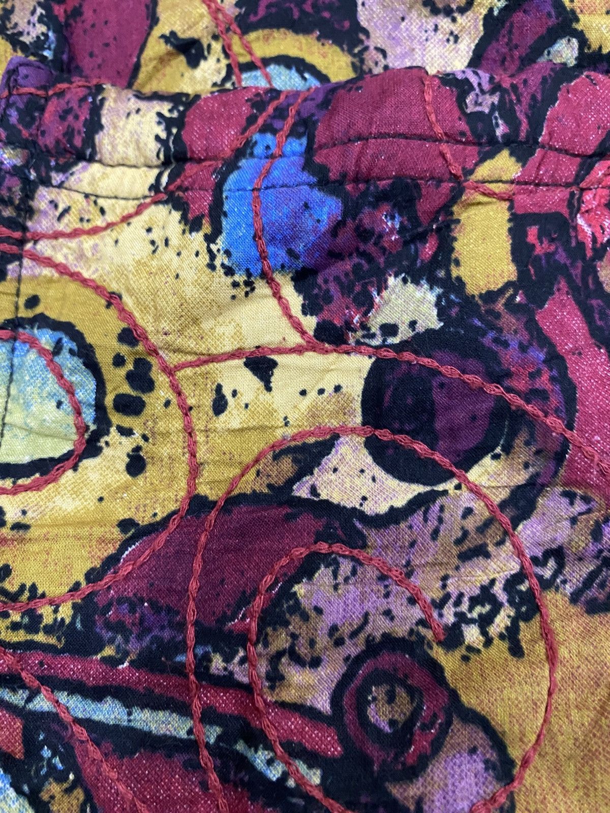 Other Vintage Abstract Art Pattern Jacket – Bold Multicolour Size M / US 6-8 / IT 42-44 - 8 Thumbnail