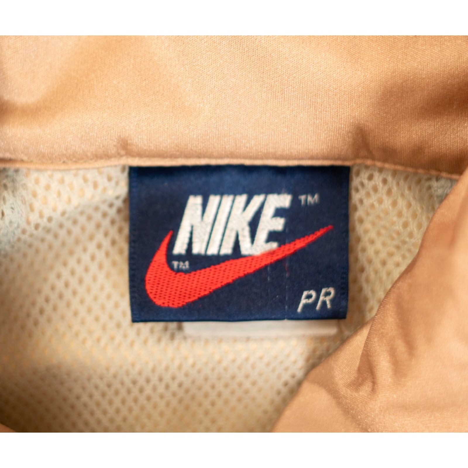 Nike VINTAGE Nike PR Gold Windbreaker Full Zip Track Jacket S Mens Gold 80s 90s USA Nike Shirt Jacket Size US S / EU 44-46 / 1 - 3 Thumbnail