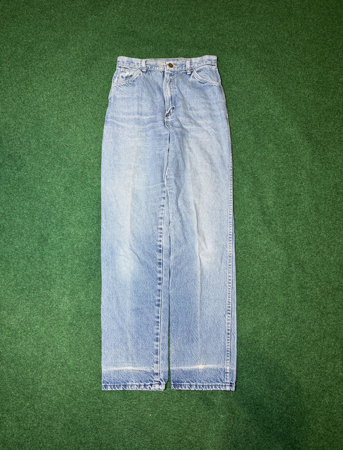 Vintage × Wrangler Vintage 80s 90s Wrangler Straight Leg Light Wash Faded Jeans Size 26" / US 2 / IT 38 - 3 Thumbnail