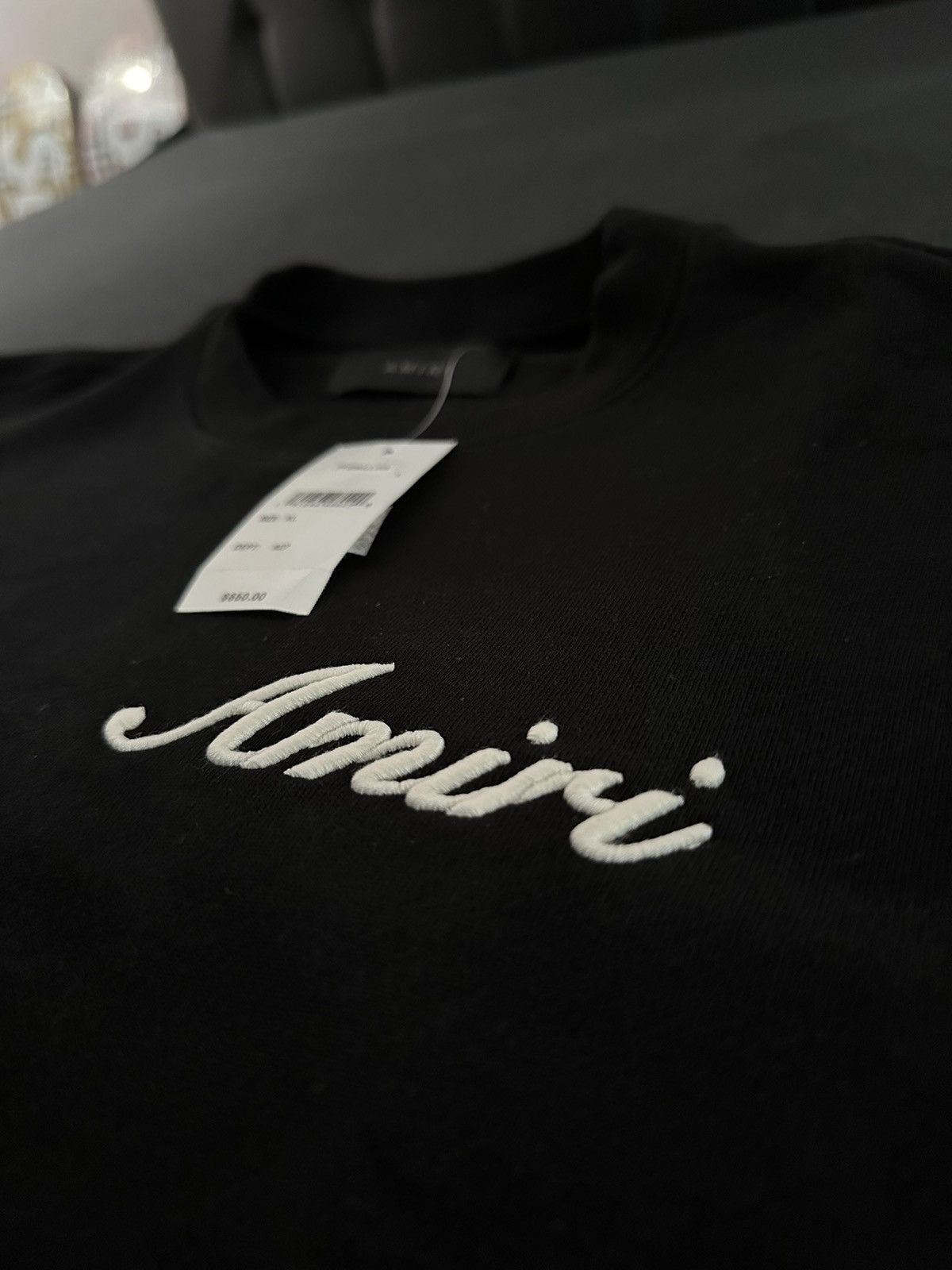 Amiri Amiri Embroidered Script Crewneck Size US XL / EU 56 / 4 - 3 Thumbnail