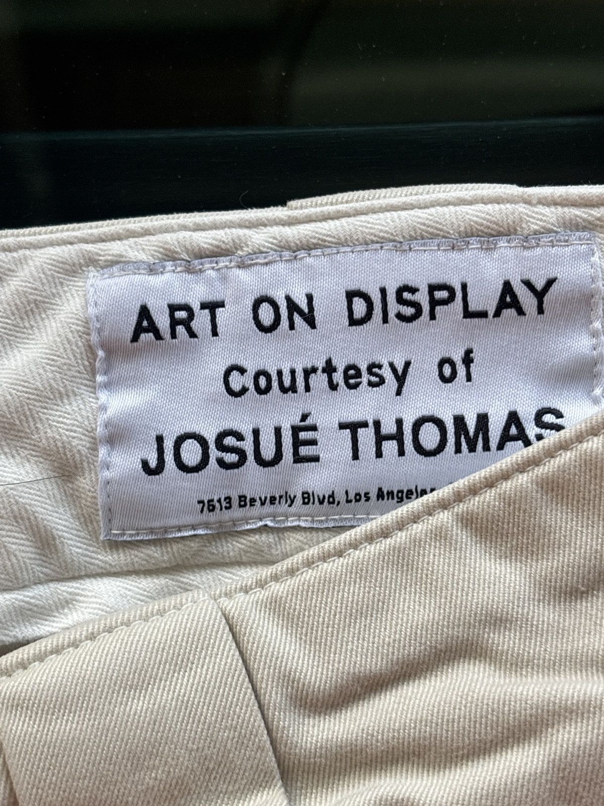 Gallery Dept. GALLERY DEPT | DISTRESSED CHINO LOGO FLARE JEANS Size US 29 - 10 Thumbnail