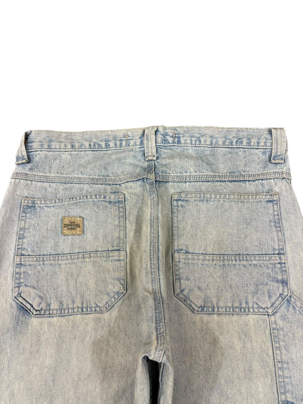 Lee Vintage Lee Dungarees Carpenter Distress Baggy Jeans Size US 34 / EU 50 - 7 Thumbnail
