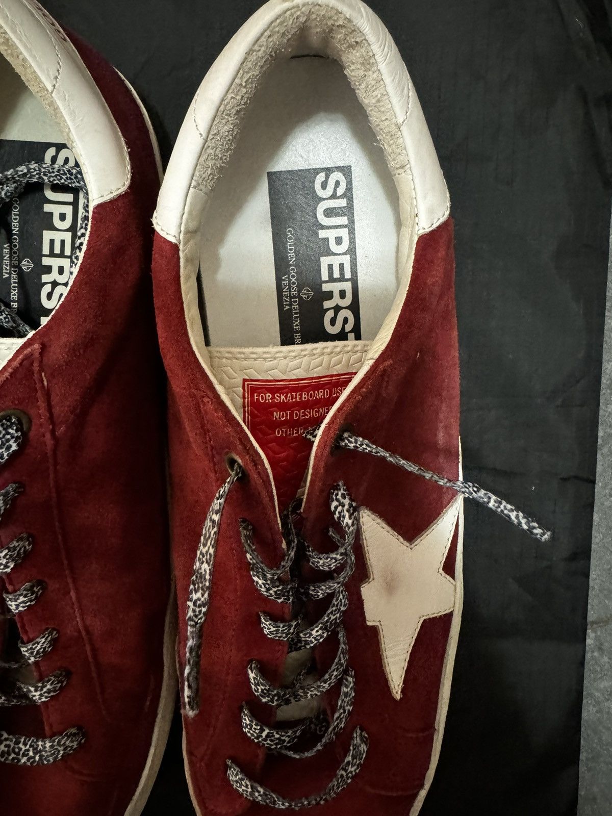Golden Goose Red & White Golden Goode Sneakers Size US 10 / IT 40 - 7 Thumbnail