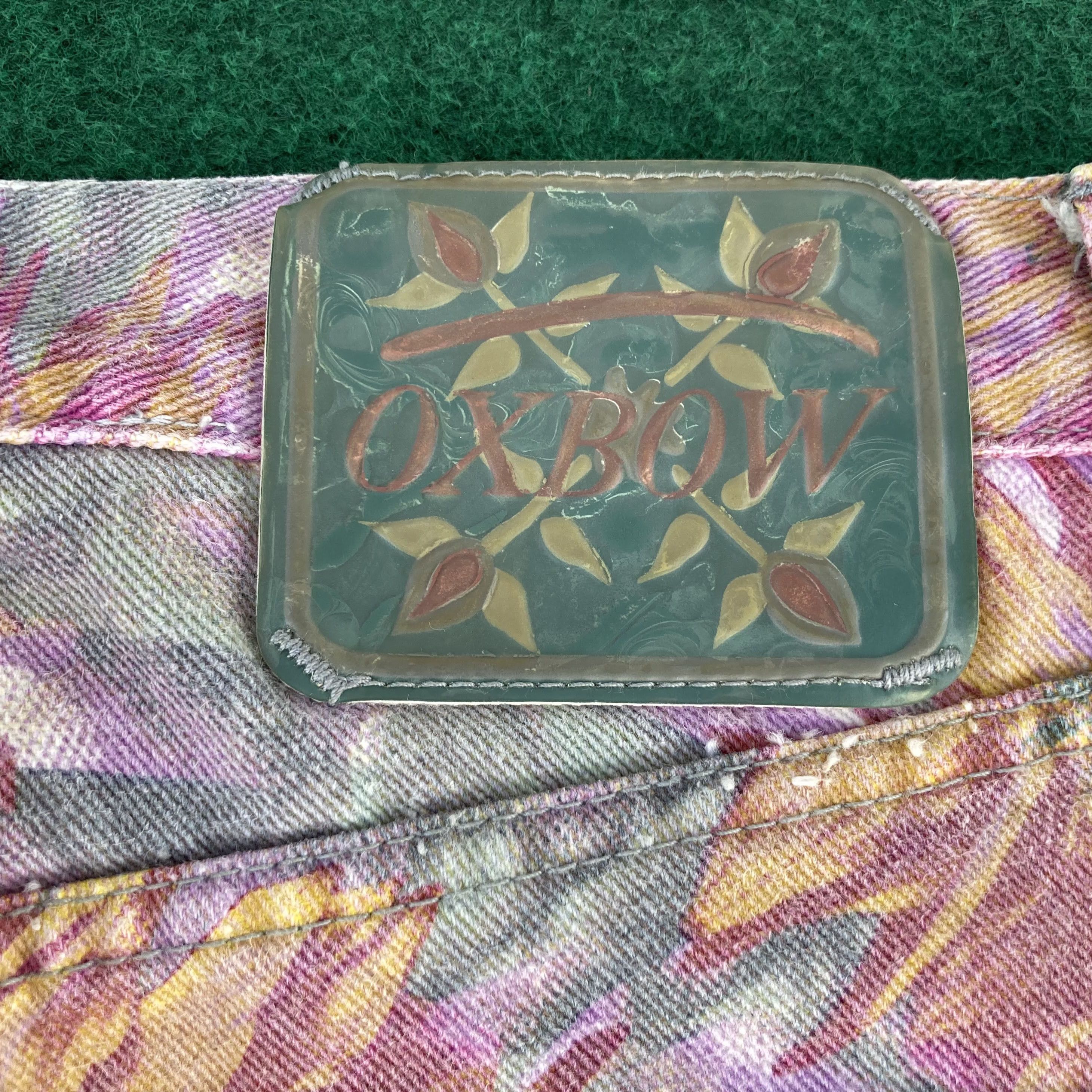 Designer × Oxbow × Vintage Vtg Oxbow Sun Flower Pant High Rise Tapered Leg Jeans Size US 28 / EU 44 - 11 Thumbnail