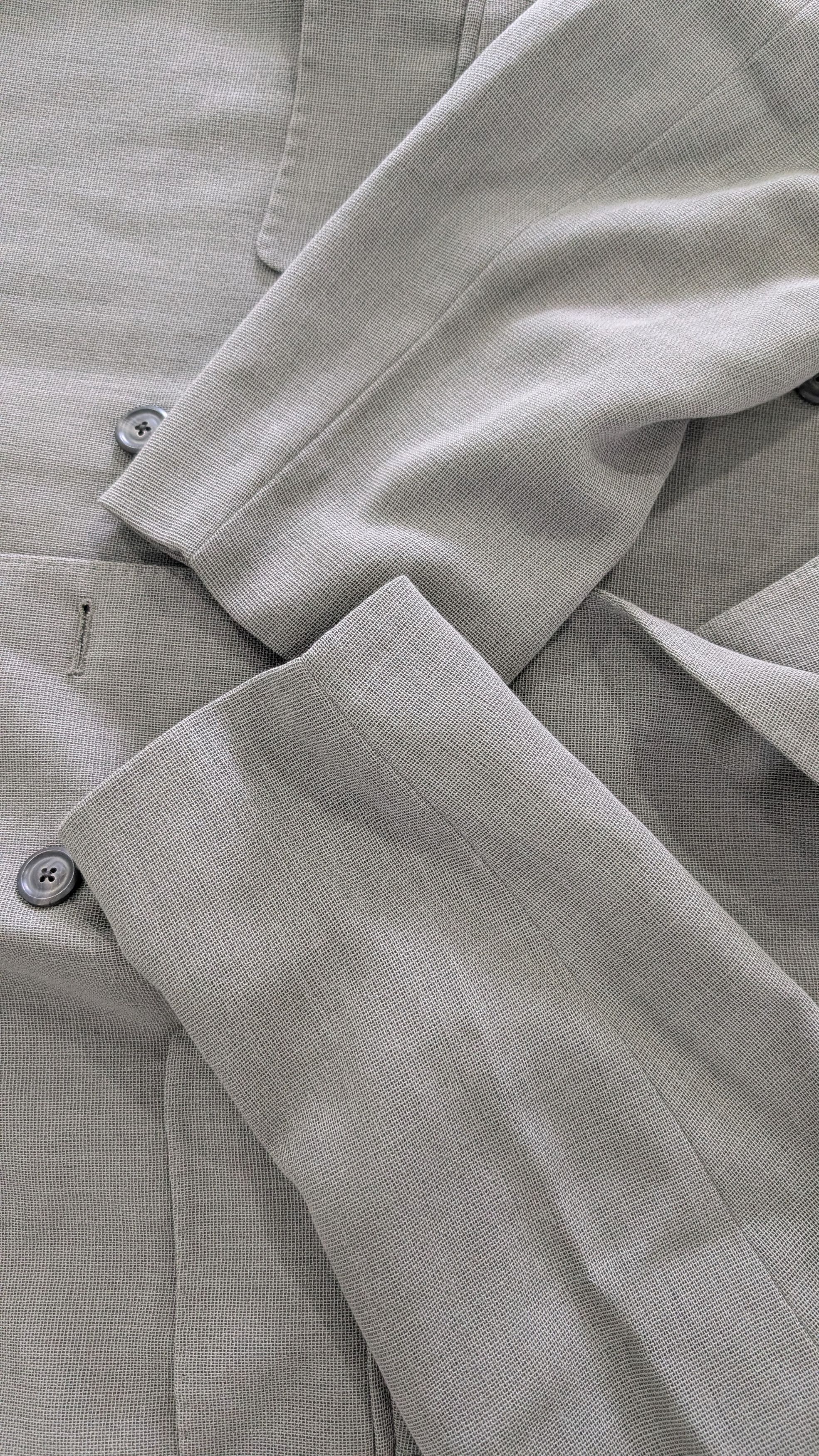 Our Legacy OUR LEGACY Sharp DB Blazer 52 XL Double Grey Weave Size 42L - 8 Thumbnail