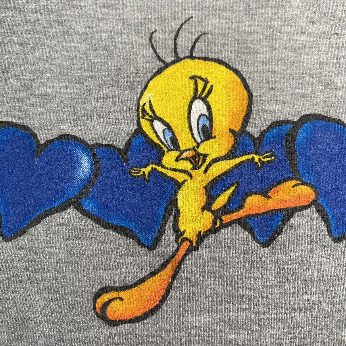 Acme Clothing VINTAGE 1987 LOONEY TUNES TWEETY RINGER T SHIRT Size US XXS / EU 40 - 5 Thumbnail
